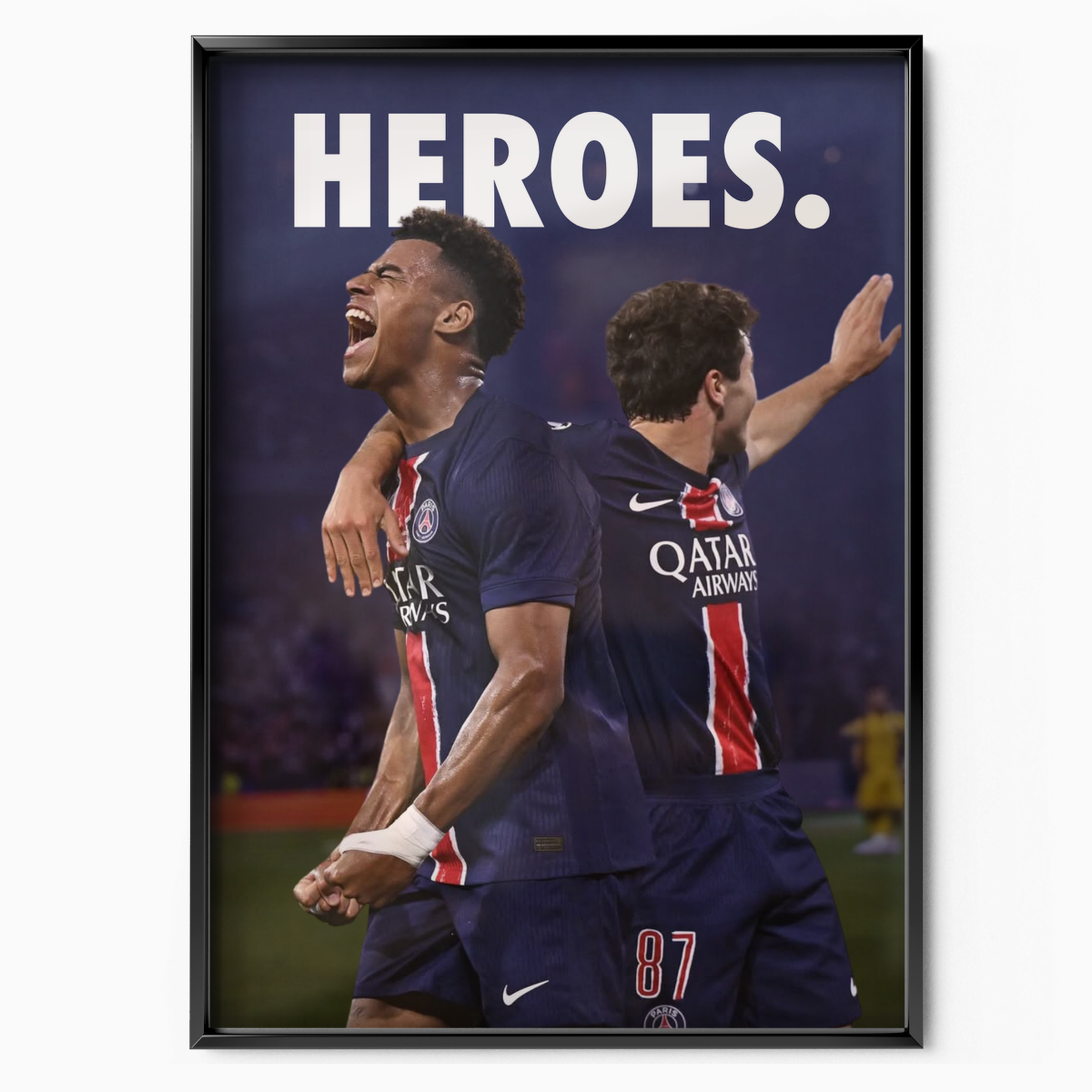 Doué X Joao Neves 'heroes'