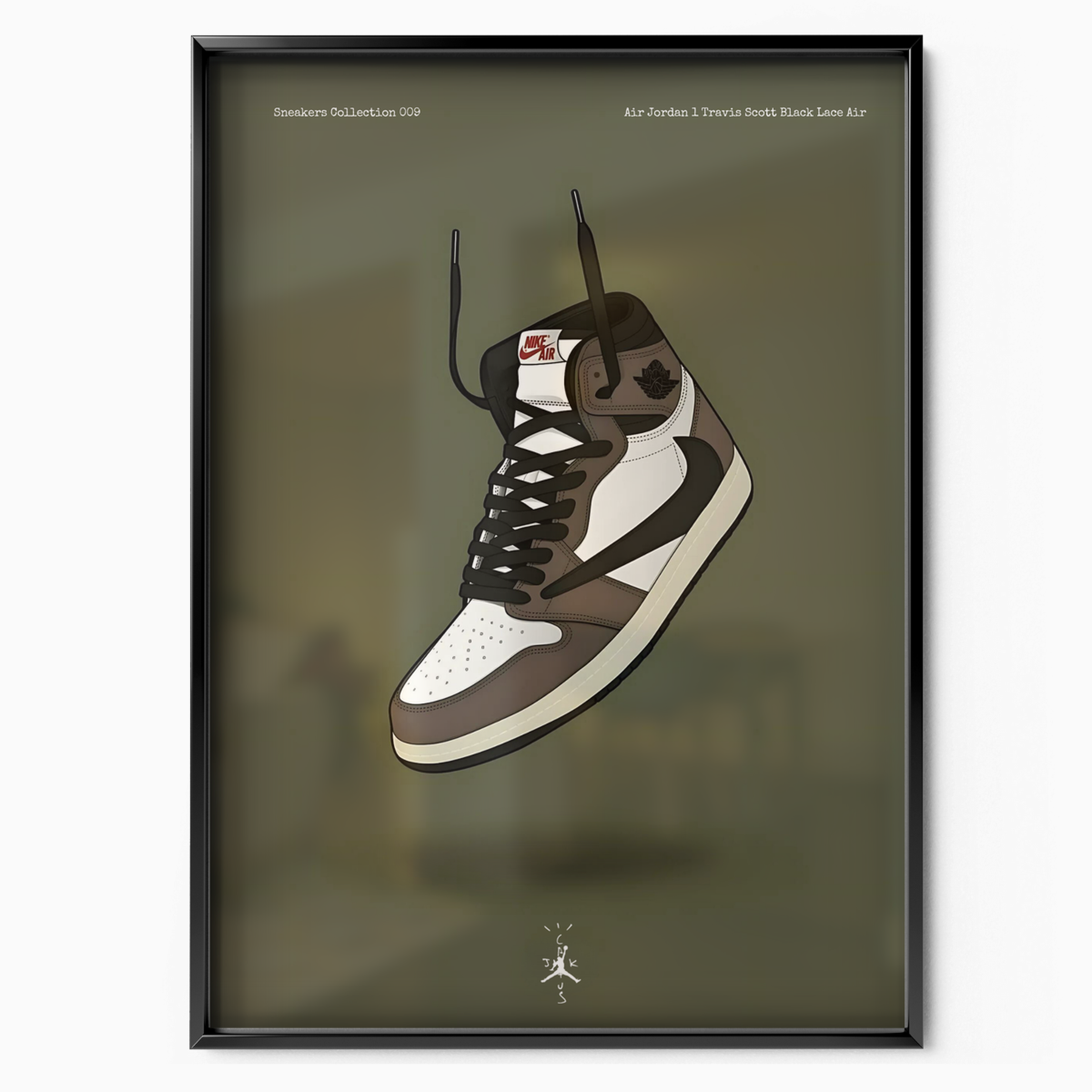Air Jordan 1 Travis Scott Black Lace Air