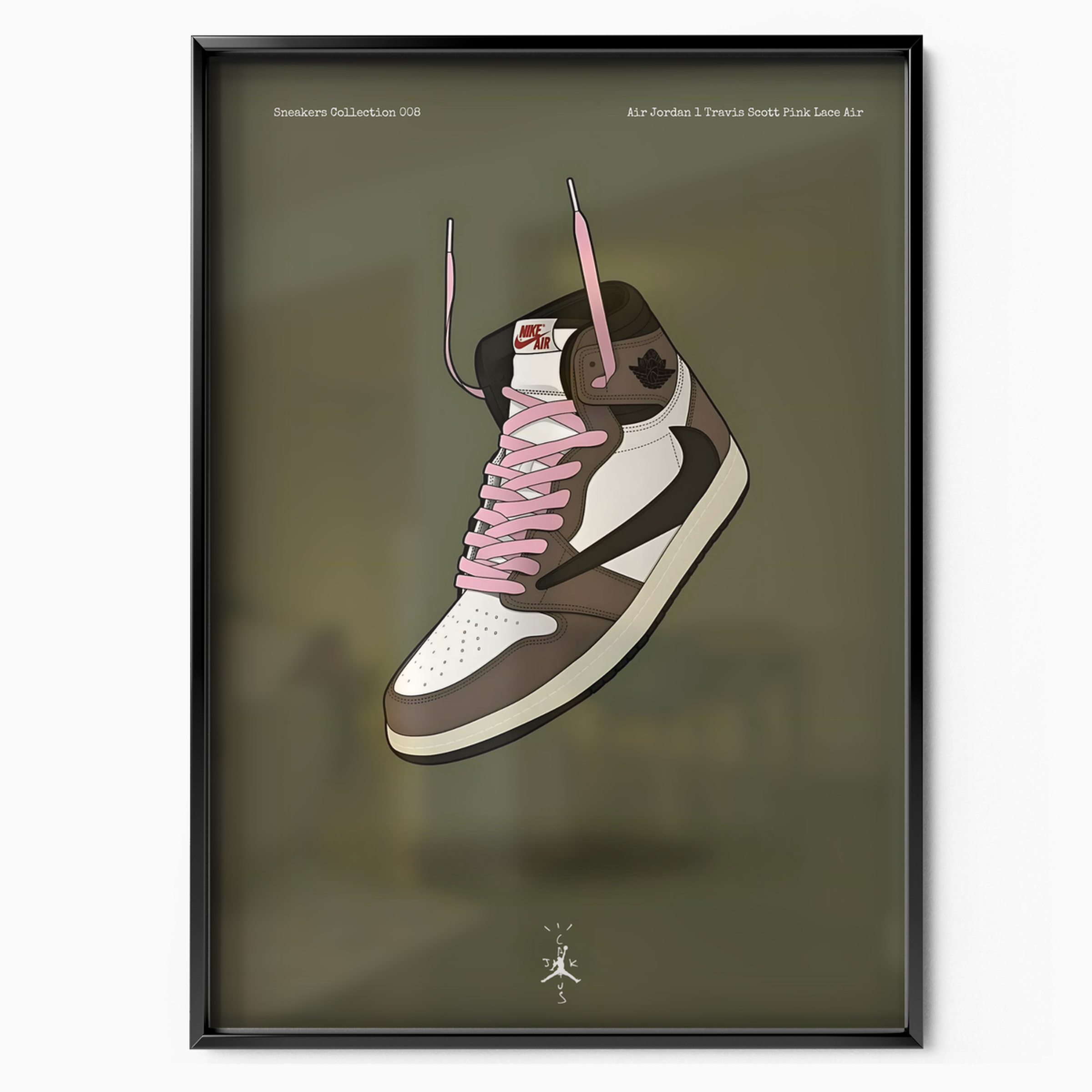 Air Jordan 1 Travis Scott Pink Lace Air