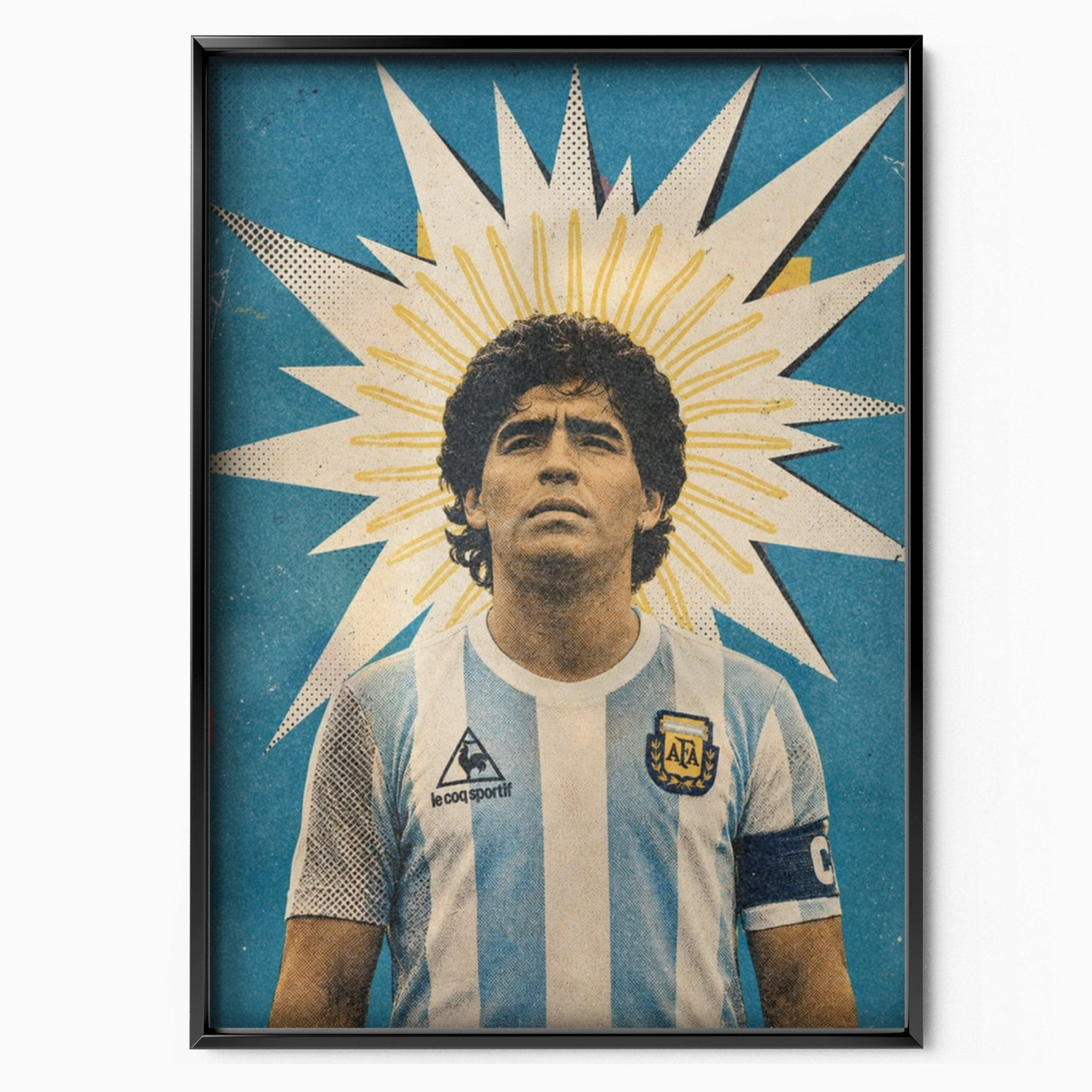 Diego Maradona - Argentina Halo Poster
