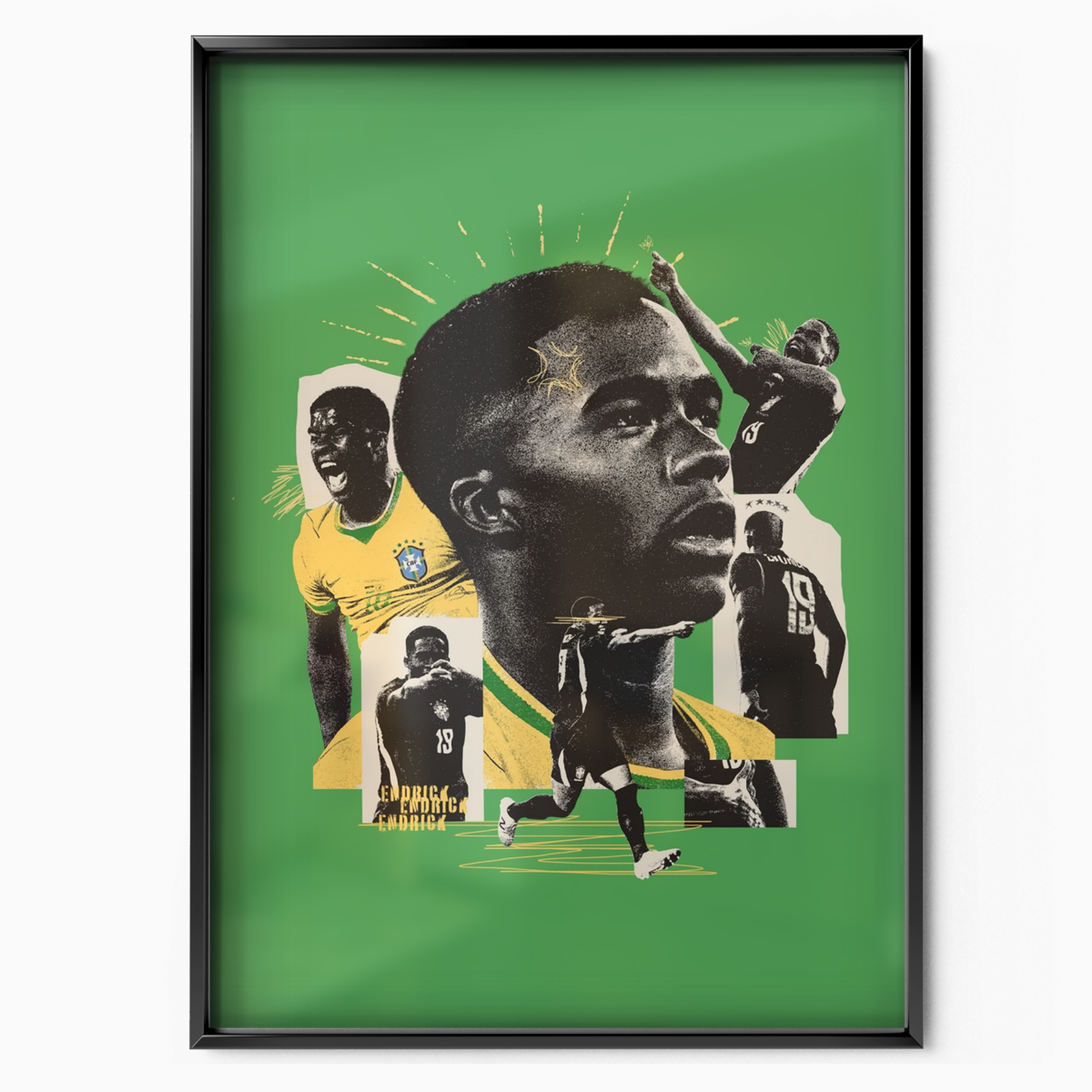 Endrick - Brazil Rising Star Poster