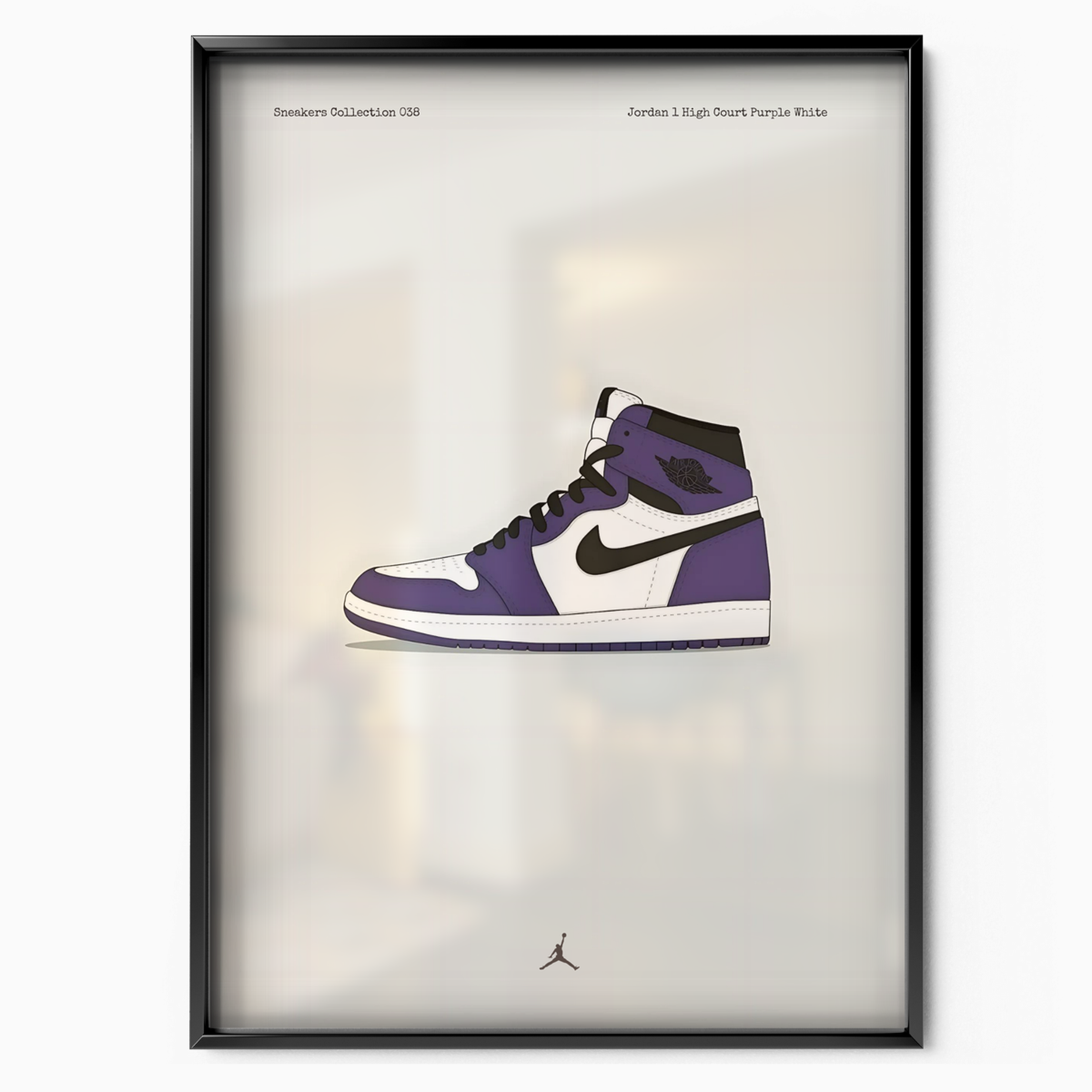 Jordan 1 High Court Purple White