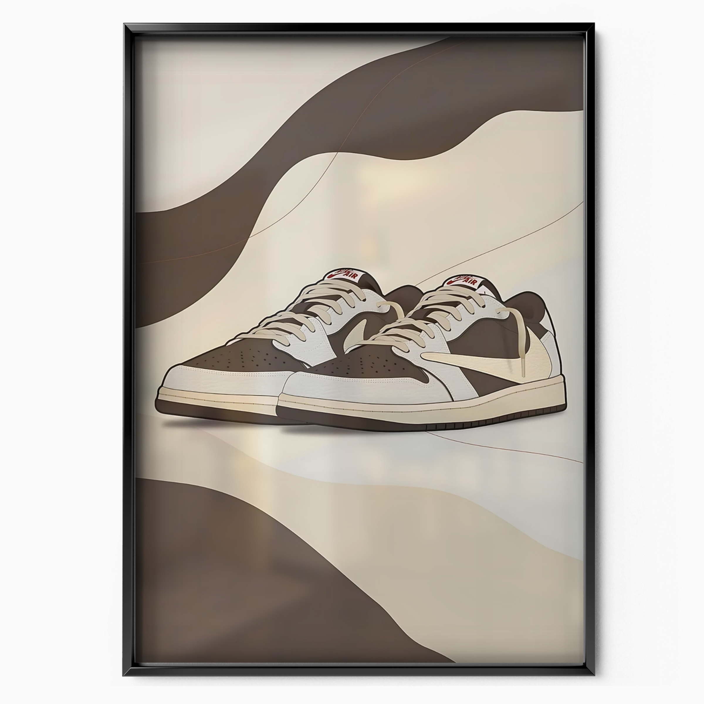 Jordan 1 Low Travis Scott Reverse Mocha Color