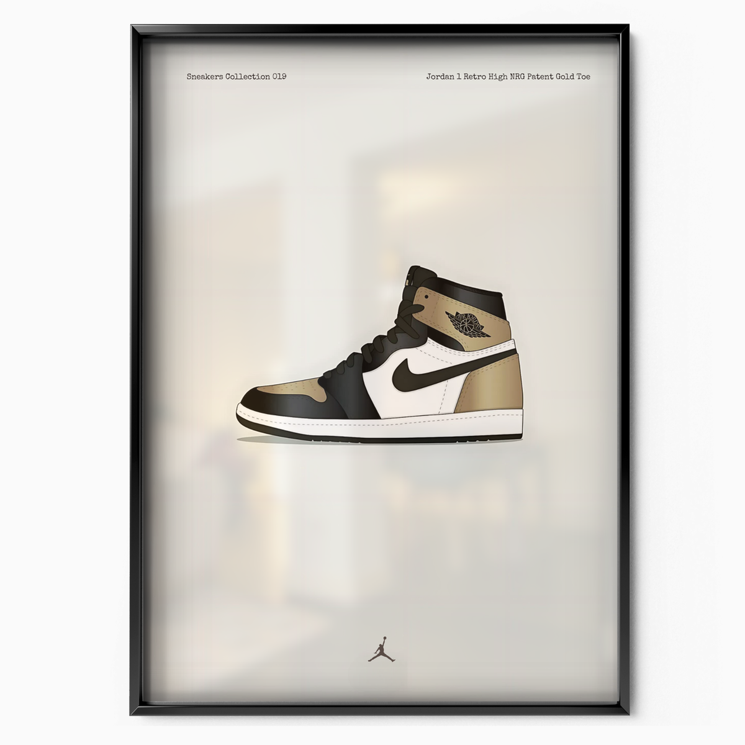 Jordan 1 Retro High NRG Patent Gold Toe