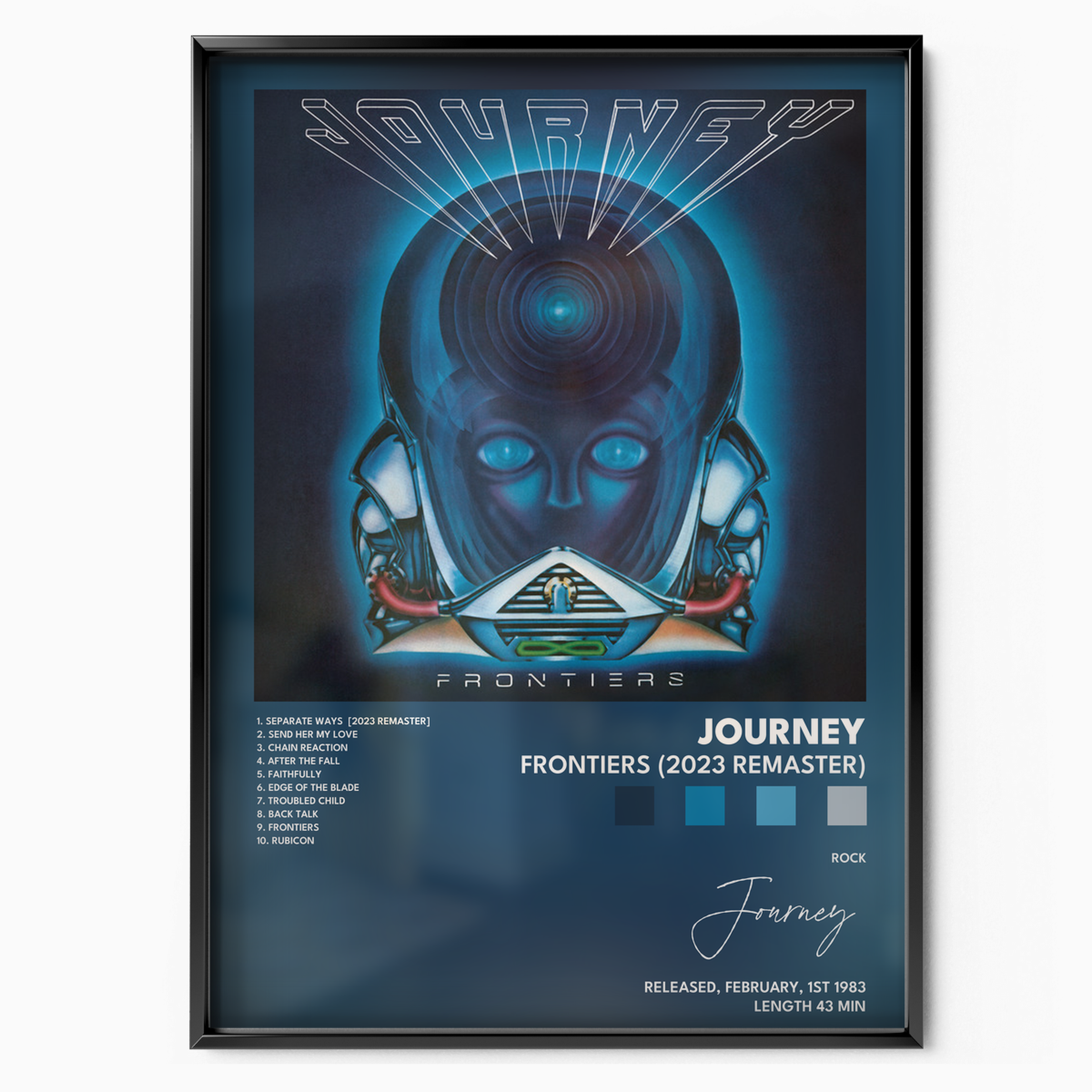 journey Frontiers 2023 Remaster poster