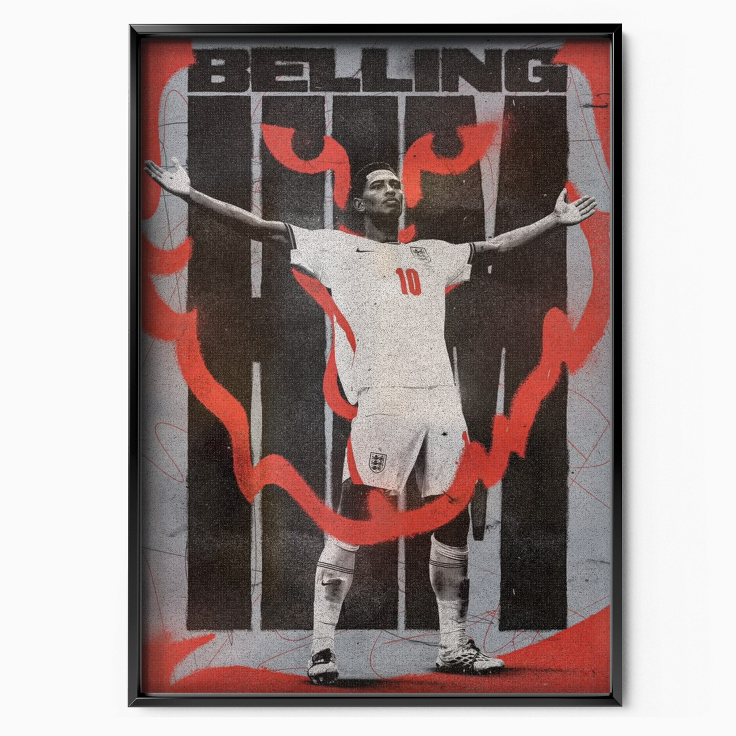 Jude Bellingham - England Celebration Poster