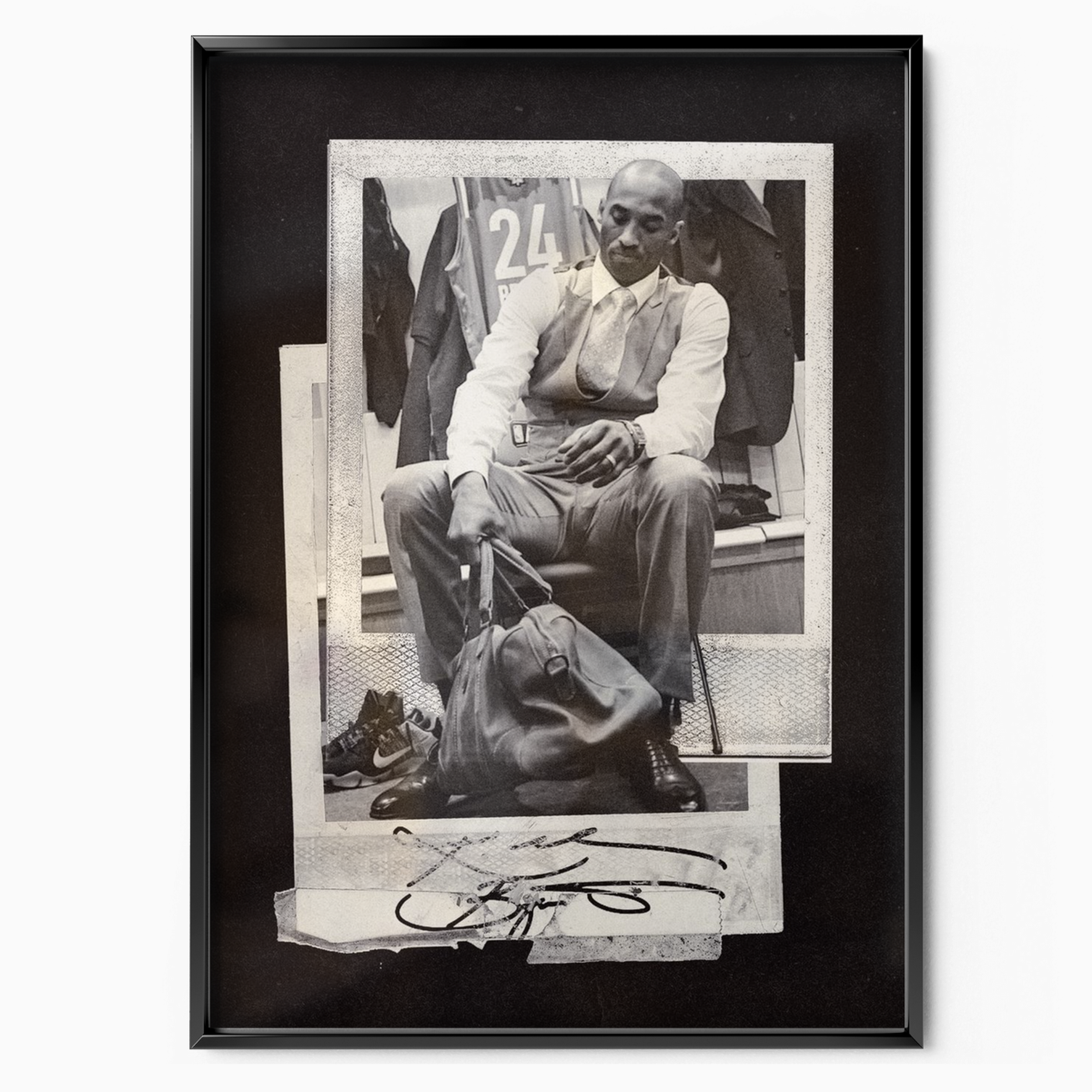 Kobe Bryant Locker Room Portrait