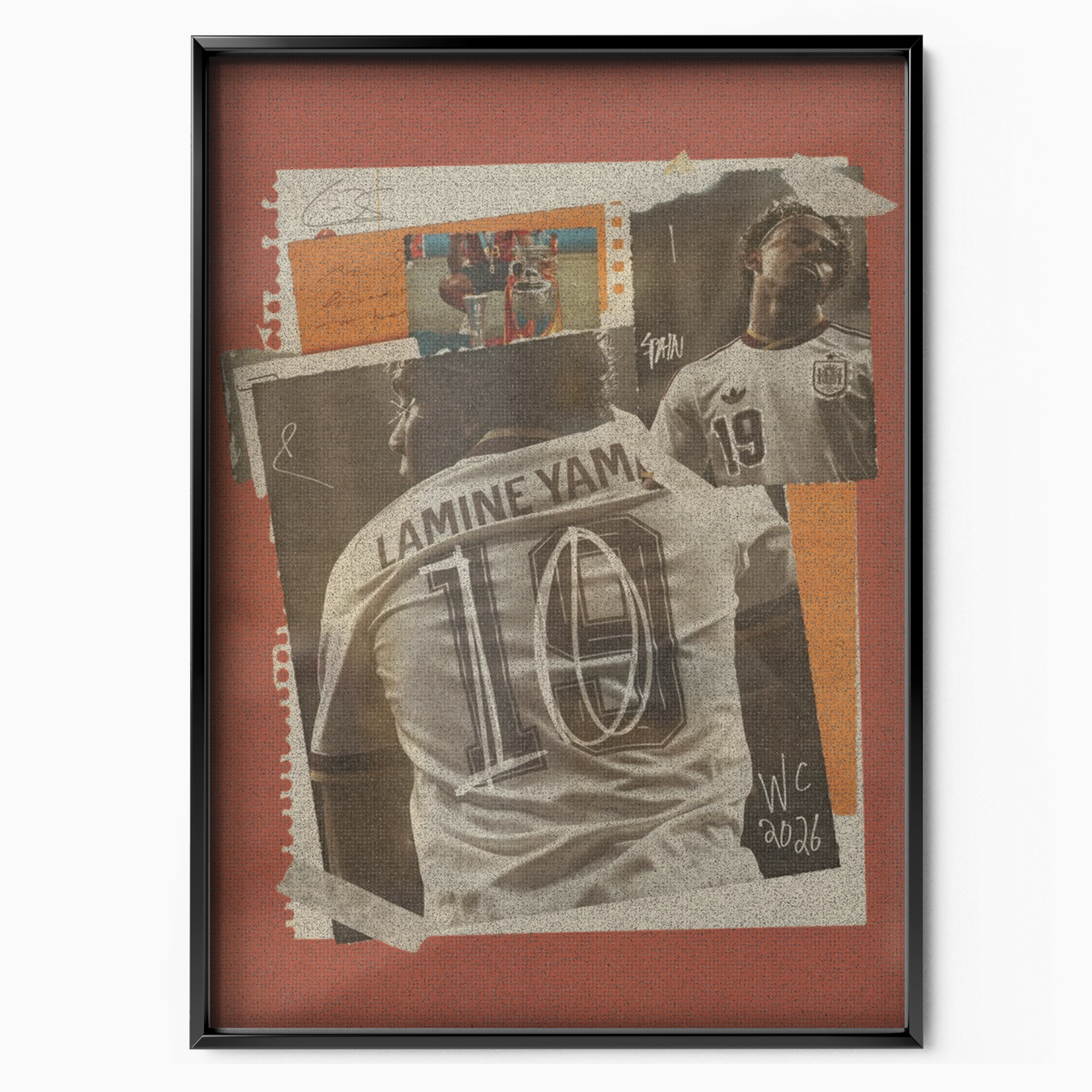 Lamine Yamal - Spain Number 10 Poster