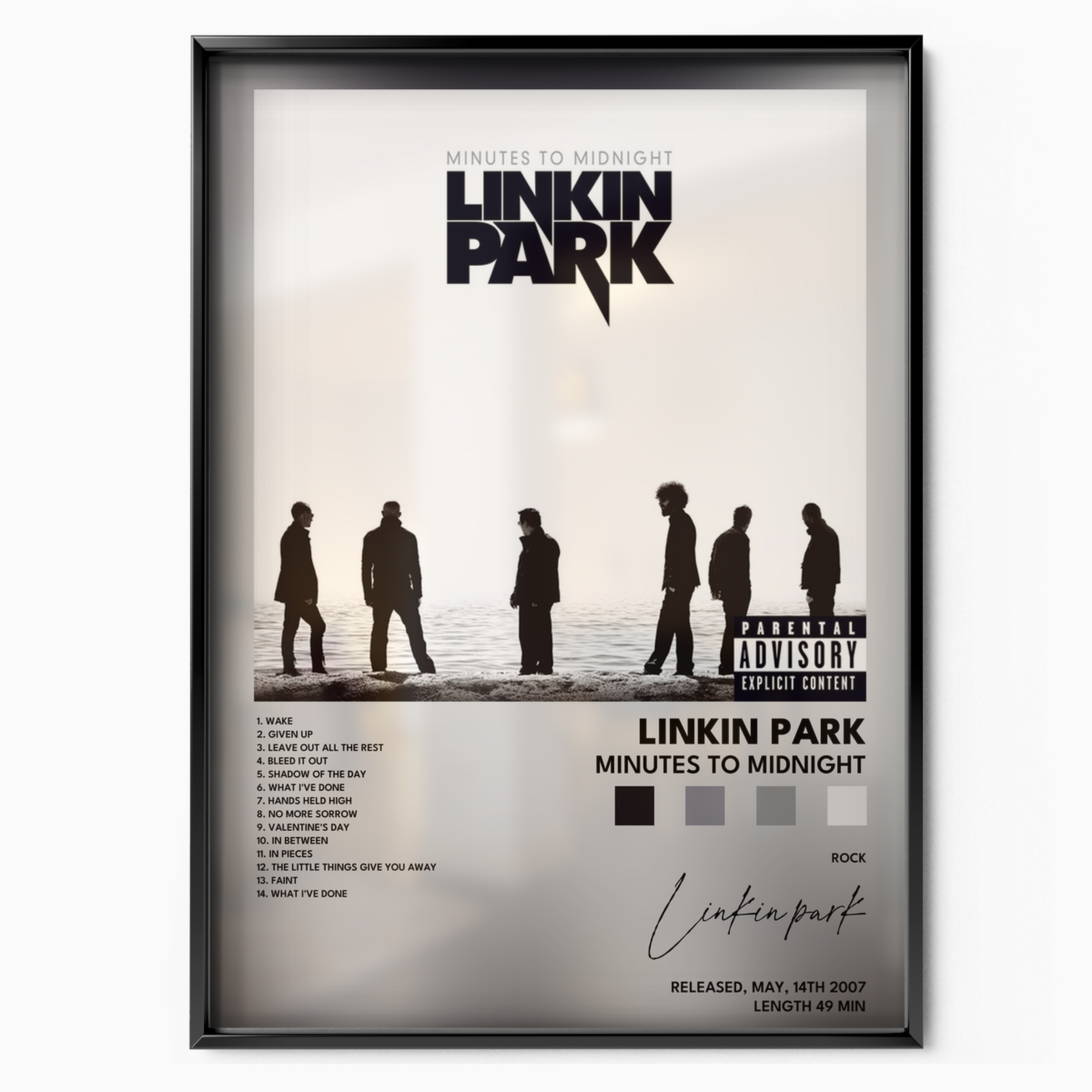 linkin park Minutes to Midnight poster