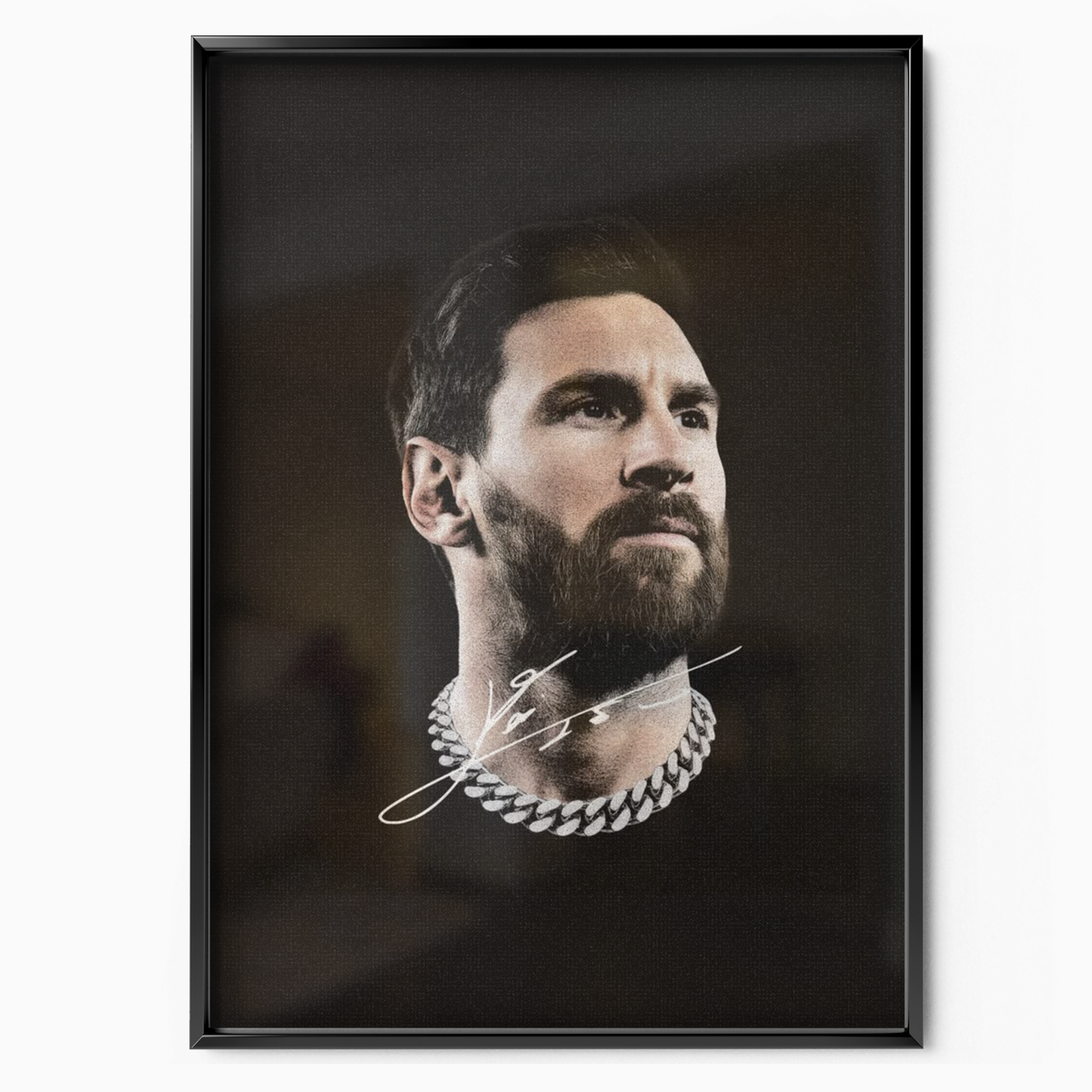 Lionel Messi - Chain Portrait Poster