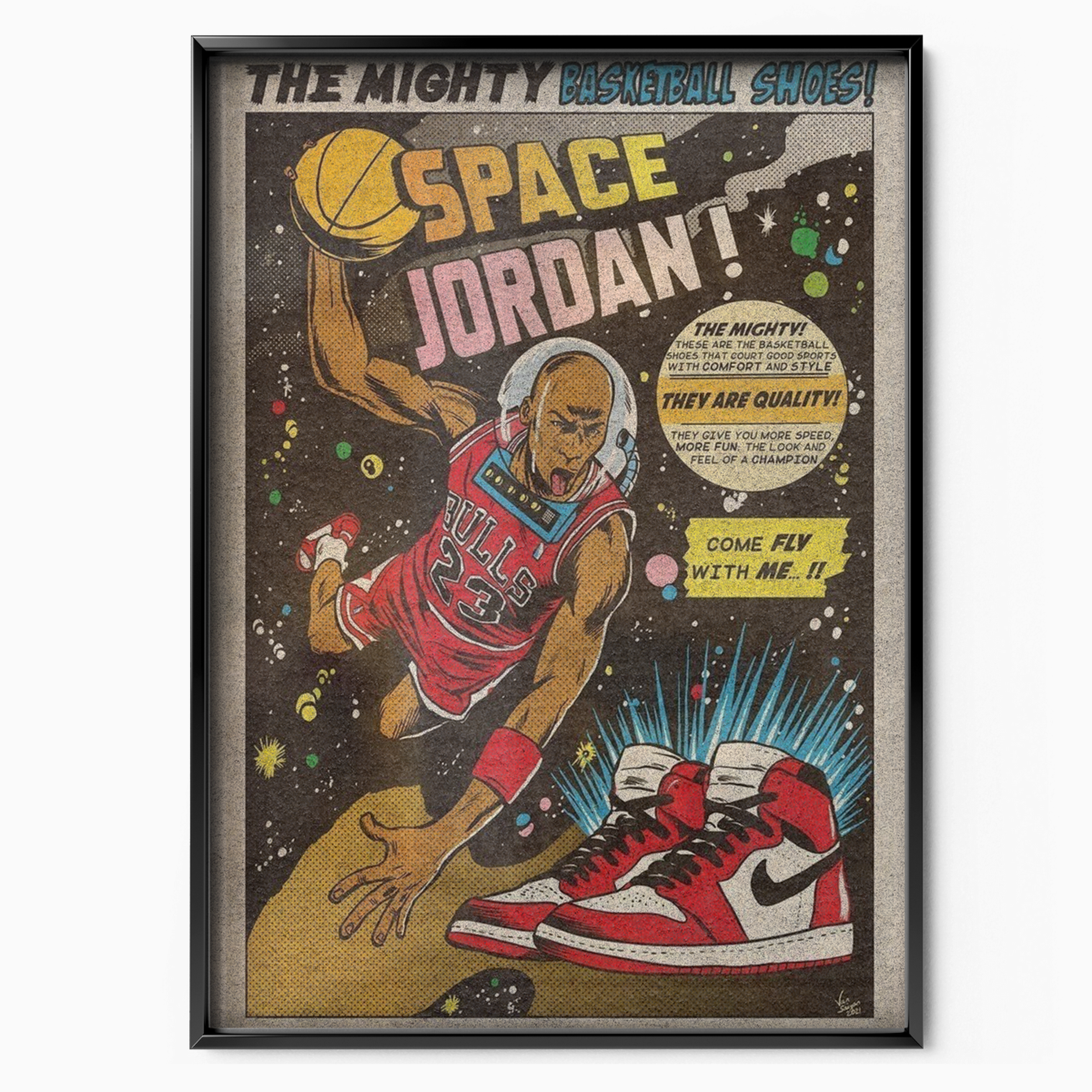 Michael Jordan “space Jordan” Comic