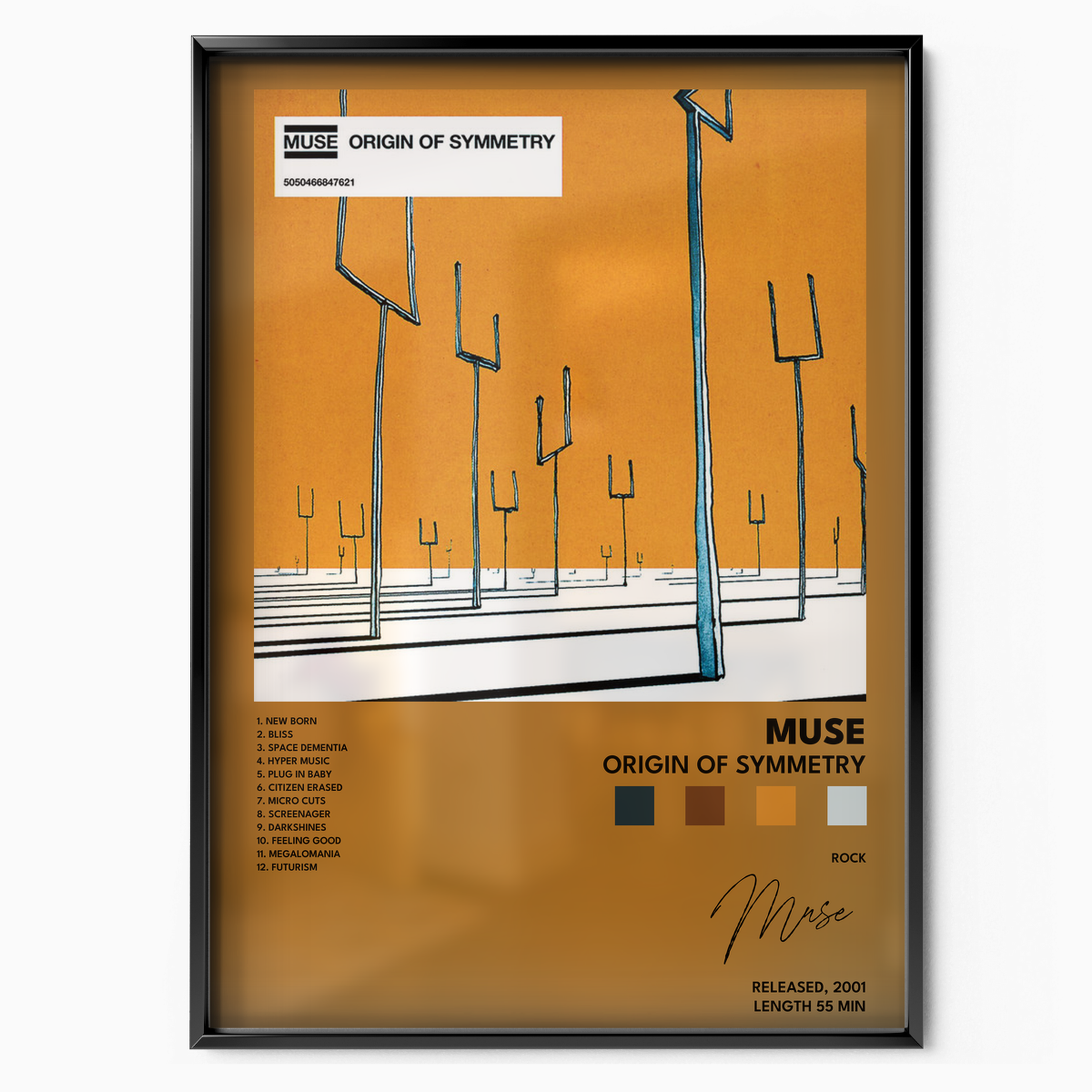 muse Origin of Symmetry poster