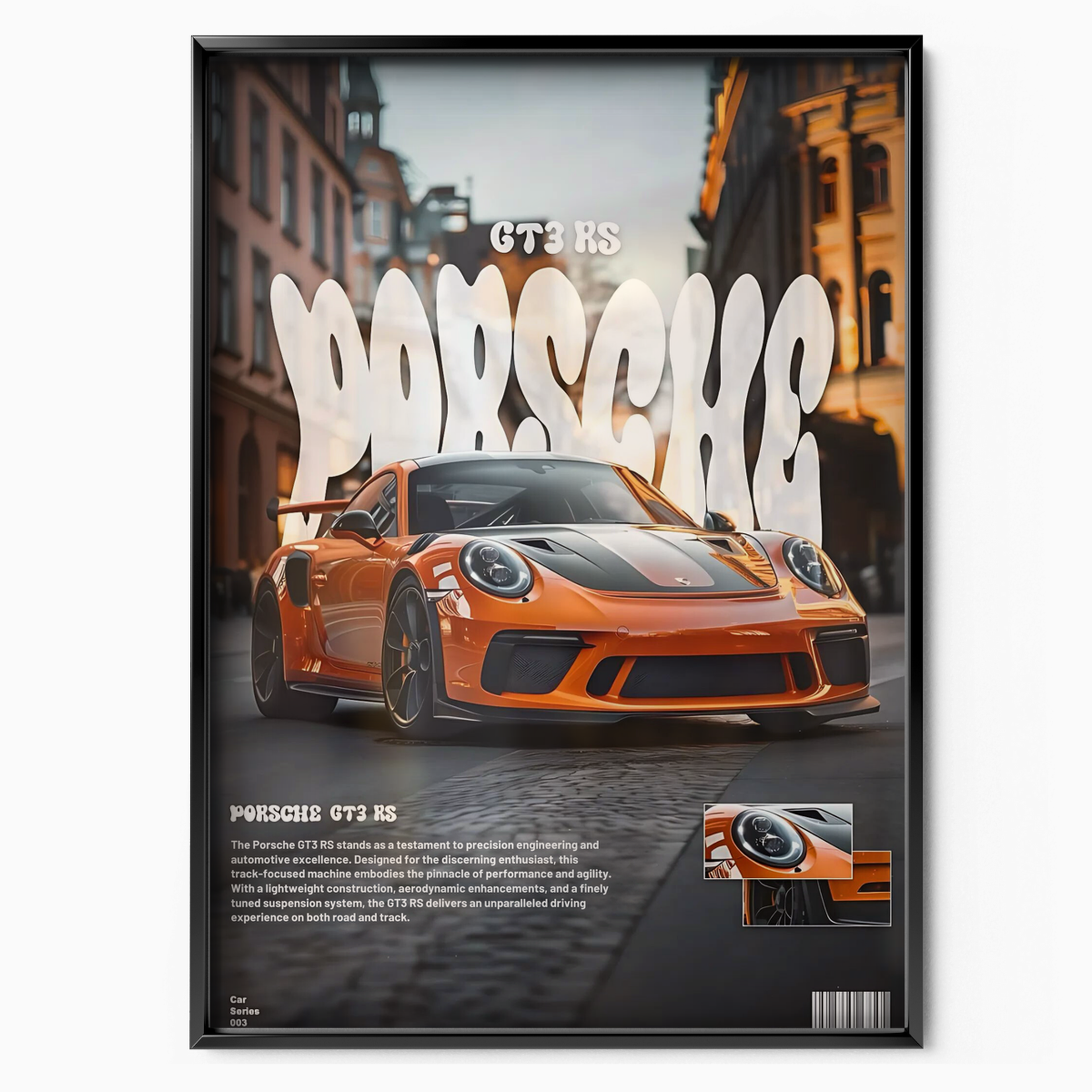 PORSCHE GT3 RS Orange