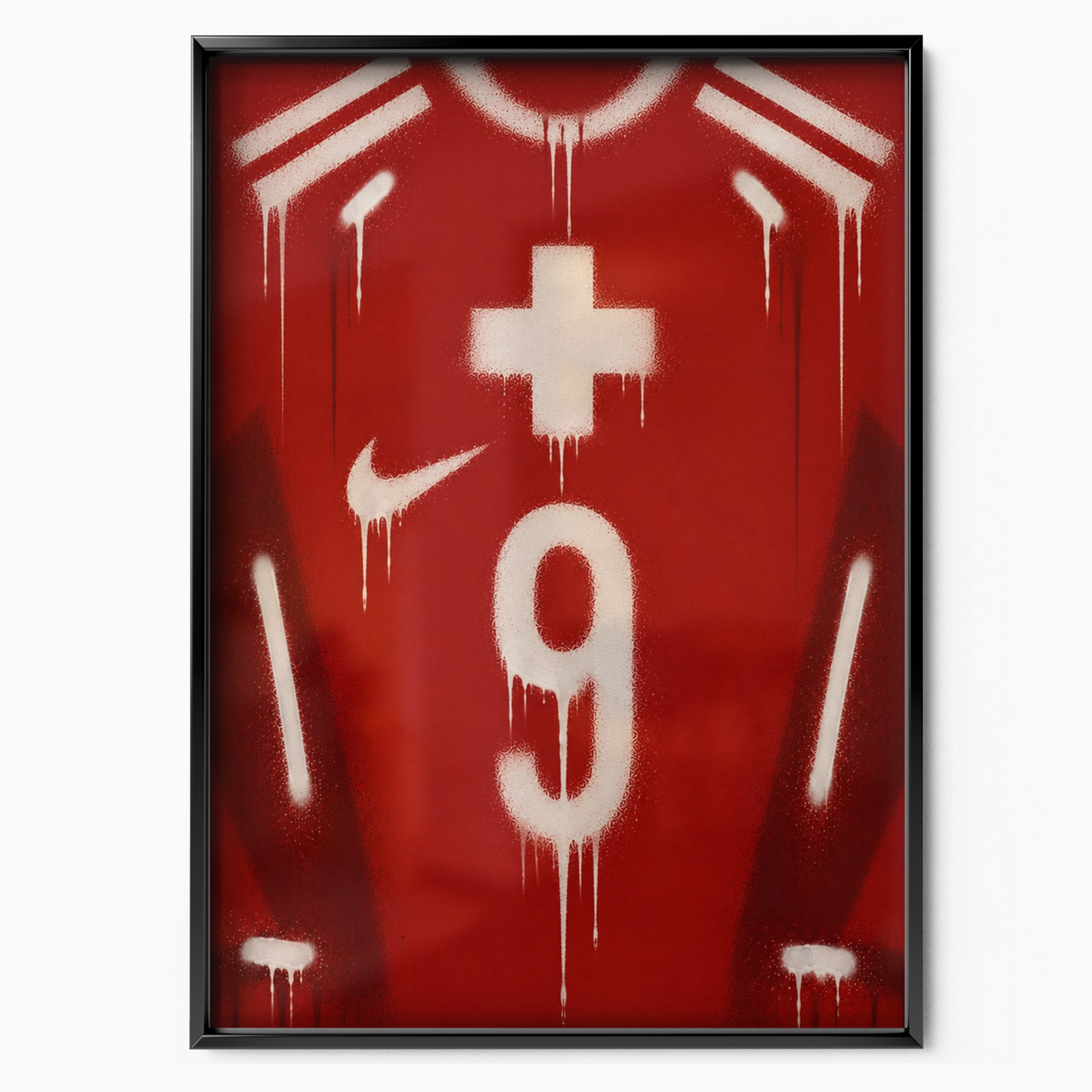 Switzerland National Team - Jersey Art Poster