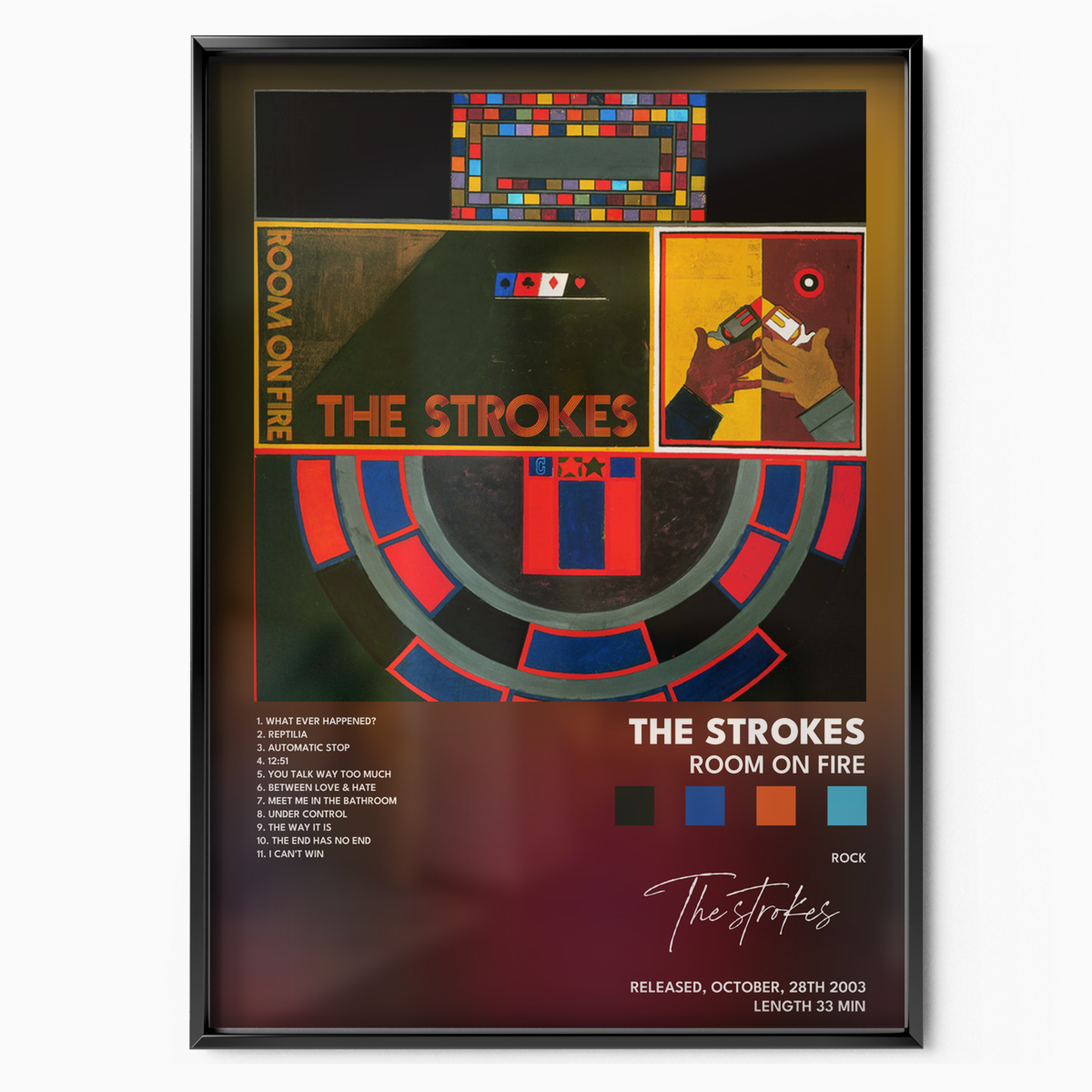 the strokes Room On Fire poster