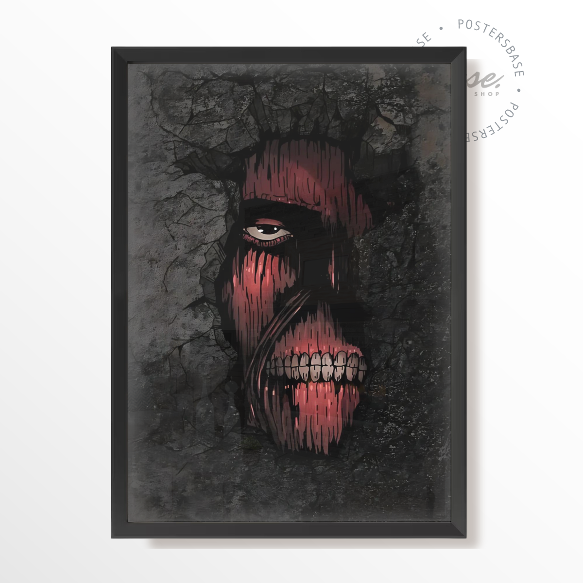 ATTACK ON TITAN ON THE ROCK Poster – from 7.95€ | Free Shipping – Posters  Base, image size:1200x1200