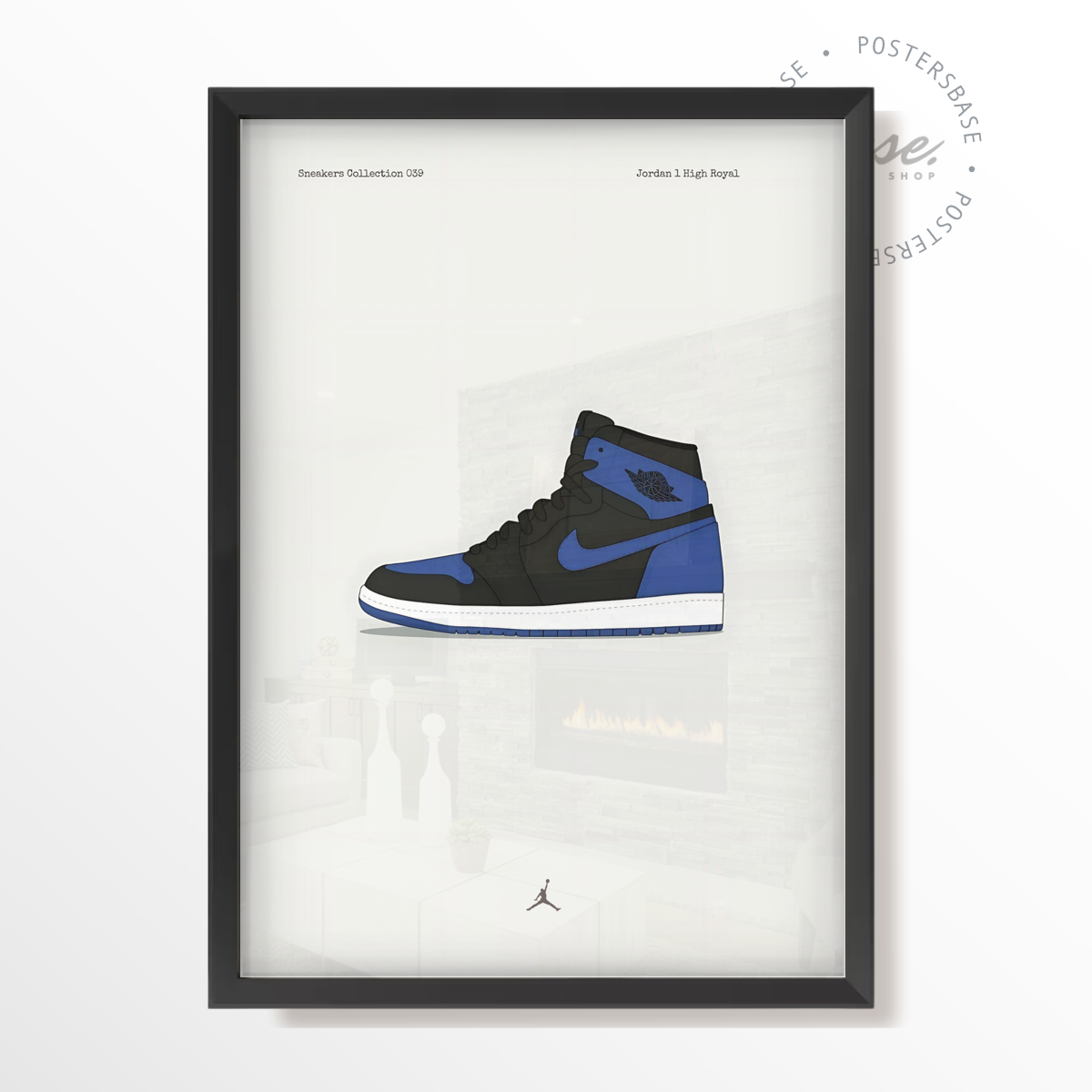 Jordan 1 High Royal Poster from 7.95 Free Shipping Posters Base