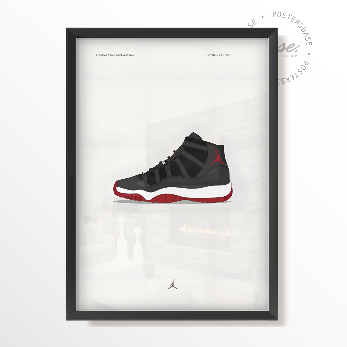 Jordan 11 Bred Poster from 7.95 Free Shipping Posters Base