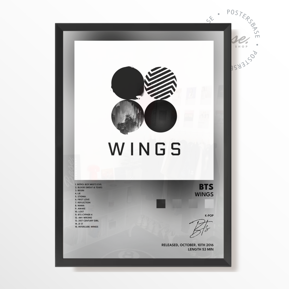 K-POP Posters of bts Wings – from 11.95€ | Free Shipping – Posters