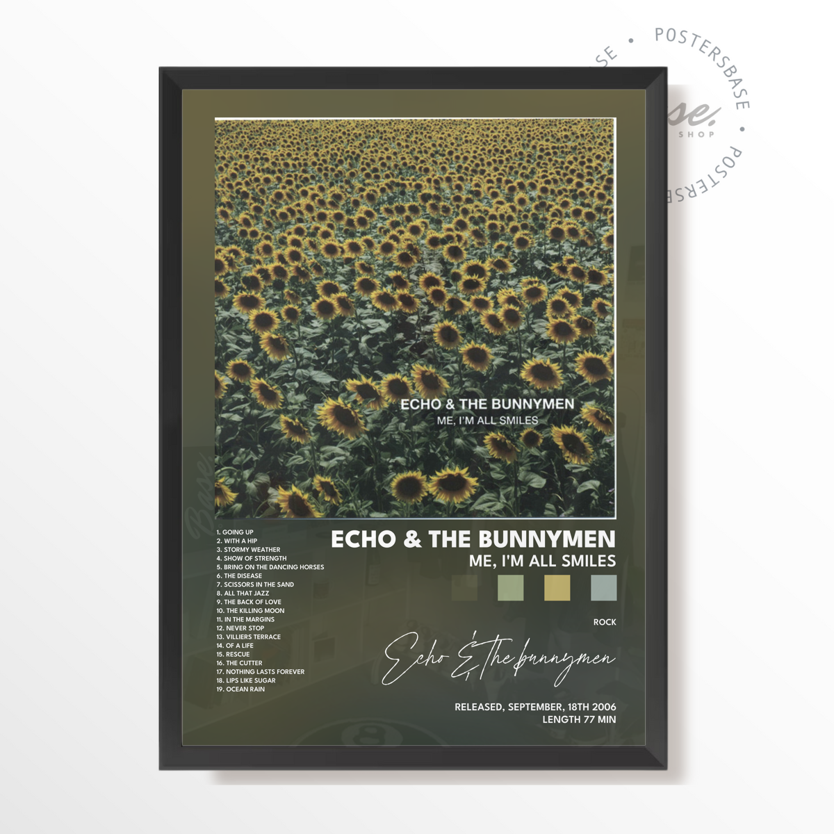 echo the bunnymen Me Im All Smiles poster
