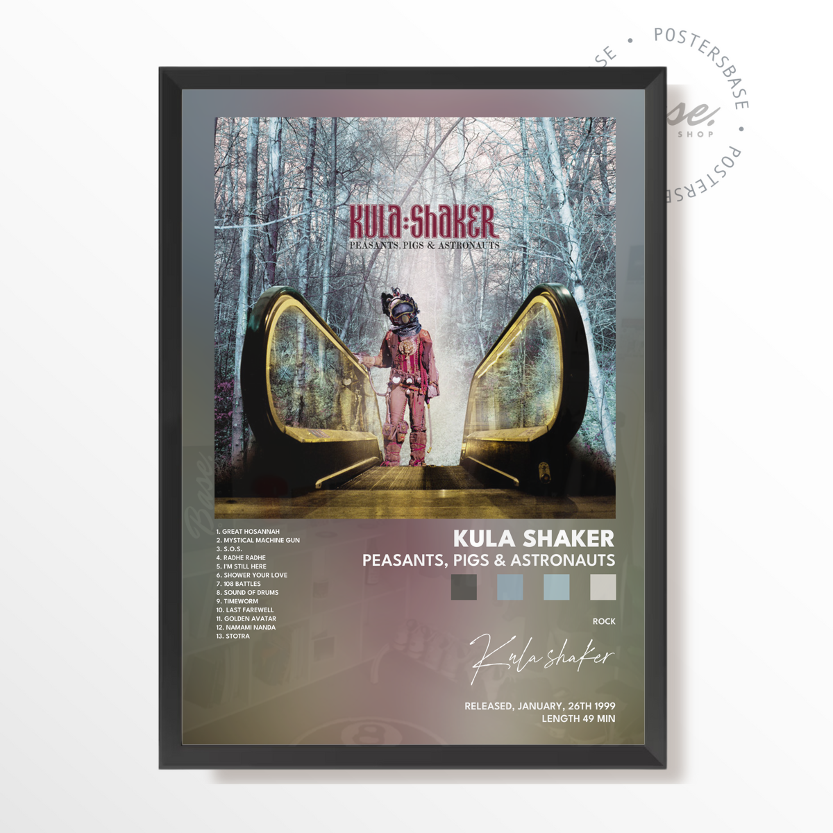 kula shaker Peasants Pigs Astronauts poster