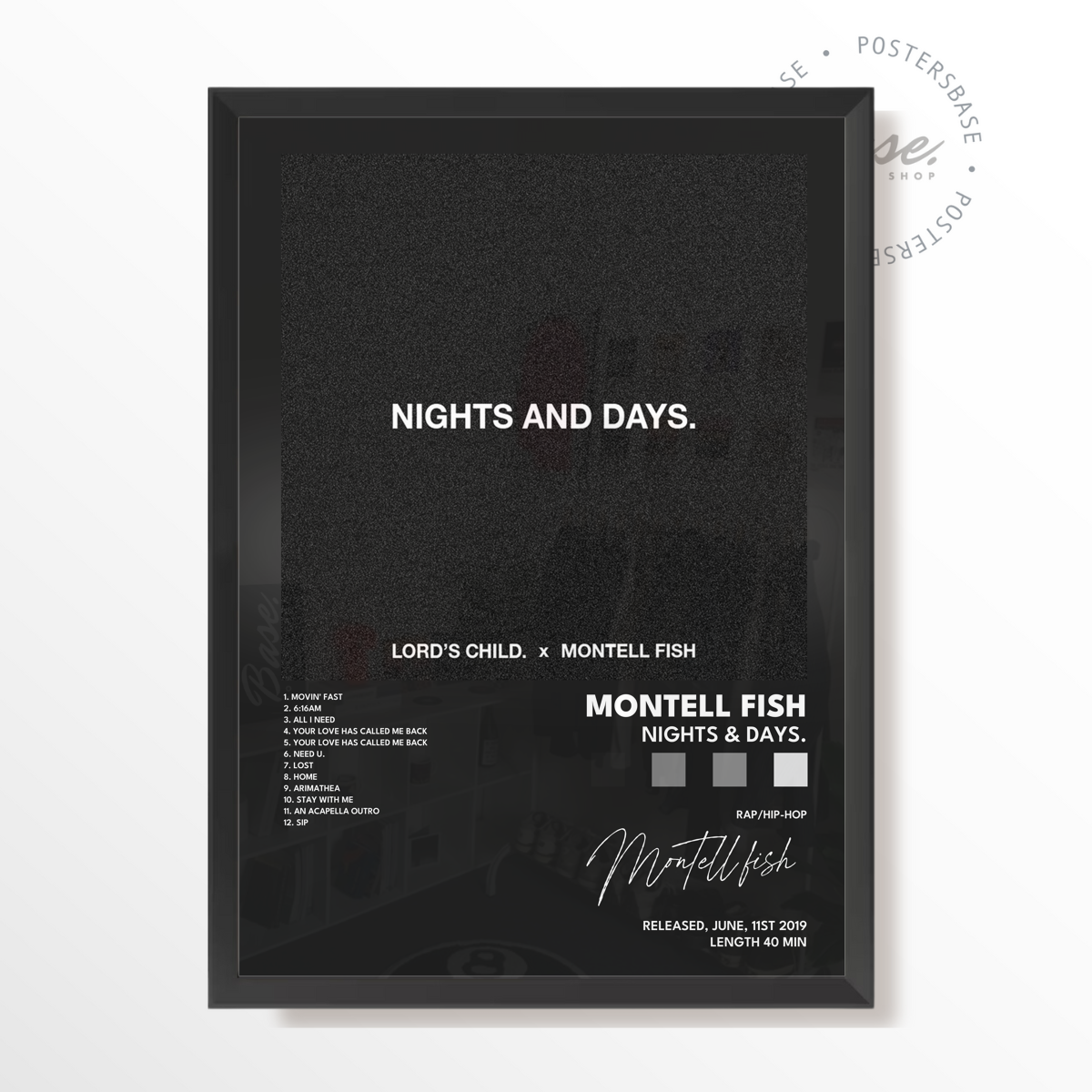 montell fish Nights Days poster