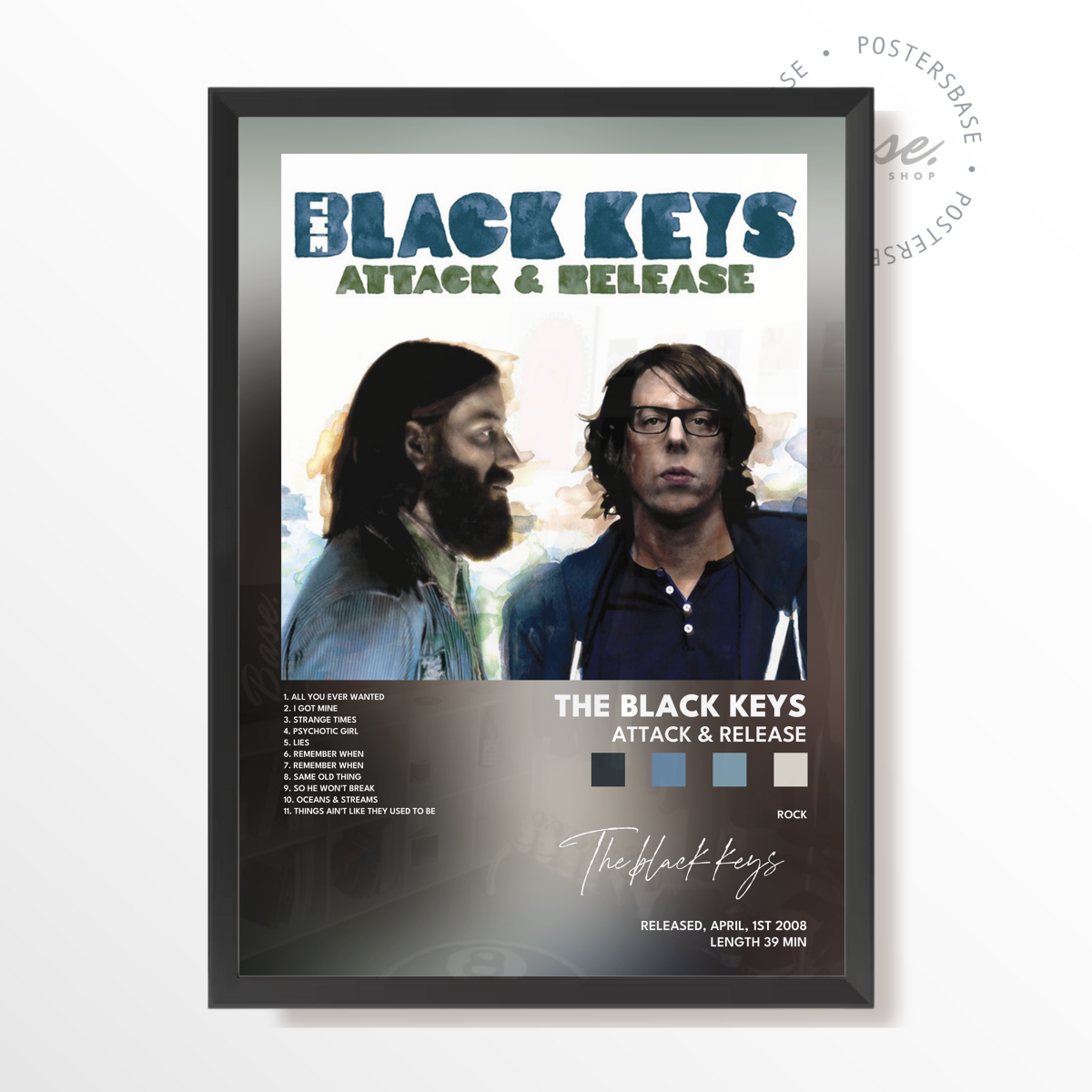 the black keys Attack Release poster