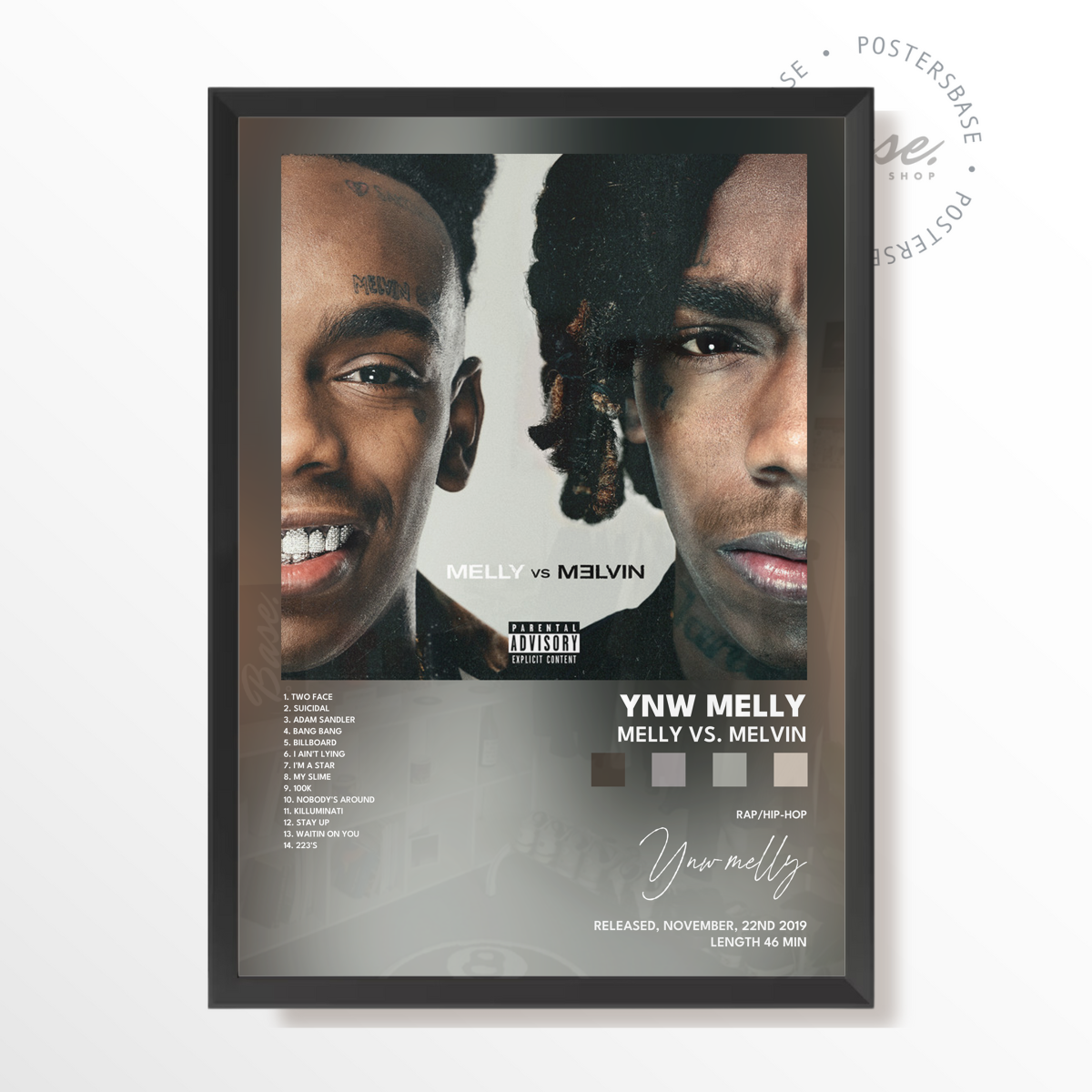 ynw melly Melly vs Melvin poster – from 6.95€