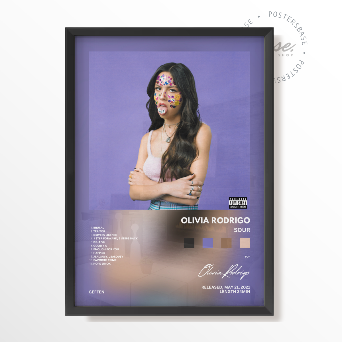 Posters Olivia Rodrigo 'Sour'|Only €11.95 – Posters Base Posters Olivia Rodrigo 'Sour'|Only €11.95 – Posters Base