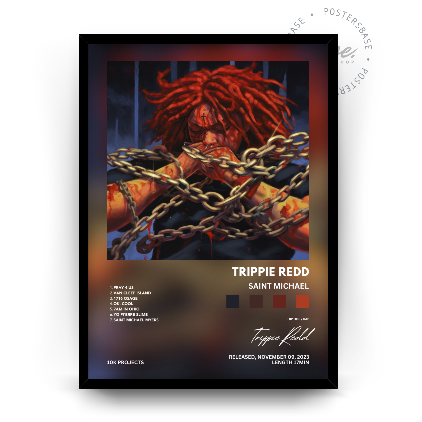 Posters Trippie Redd 'Saint Michael' Only – Posters Base