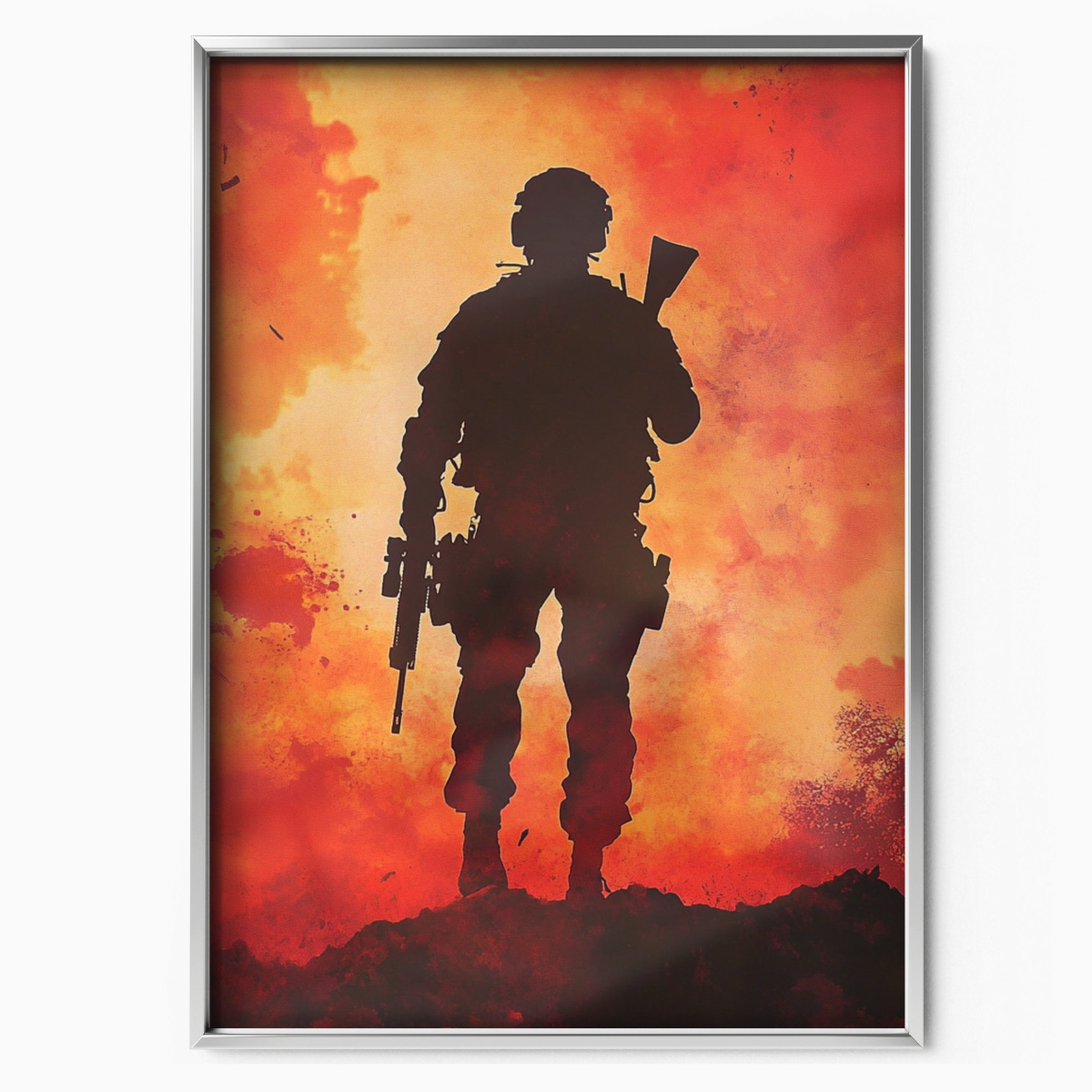 Call Of Duty – Soldier In The Flames