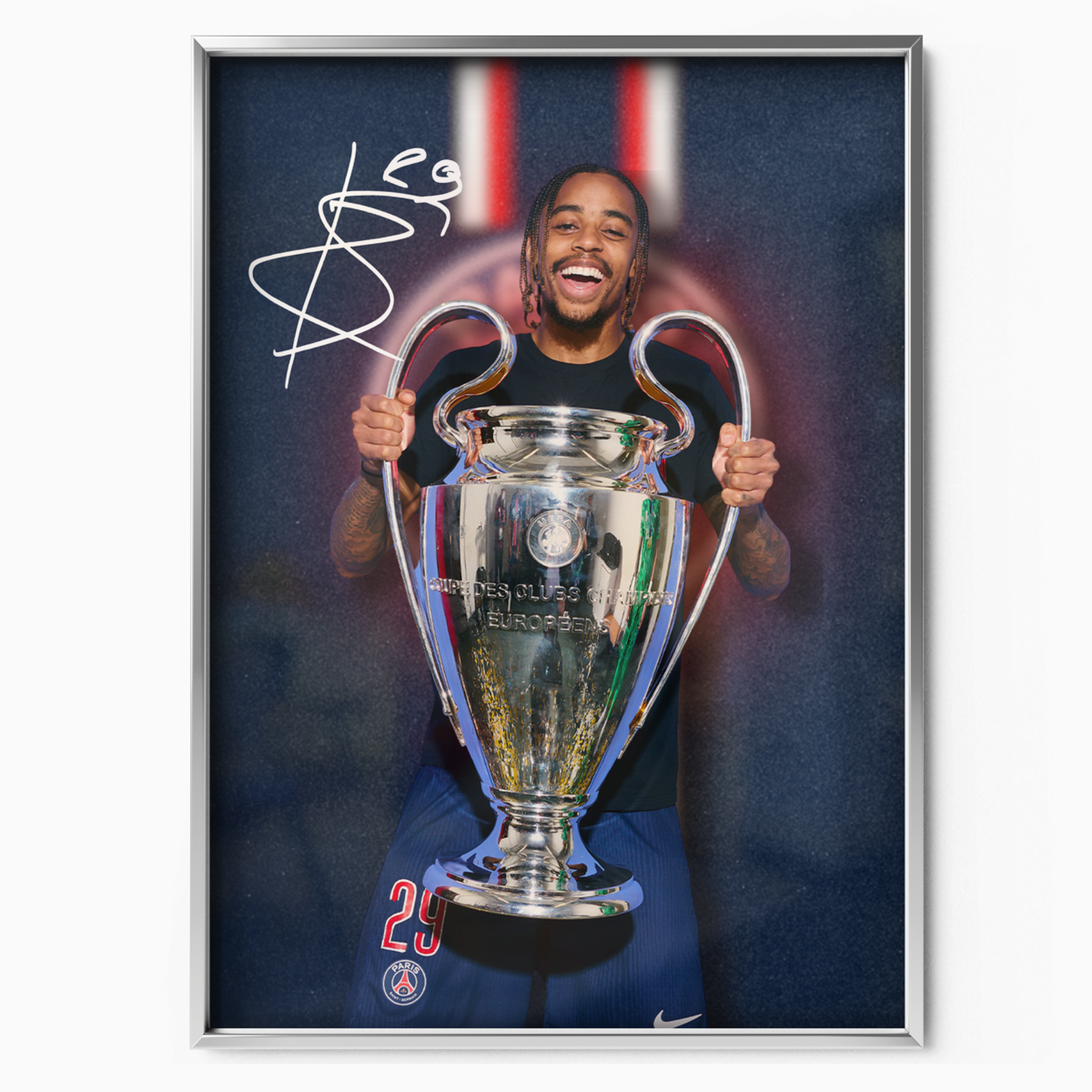 Barcola Champions League Trophy