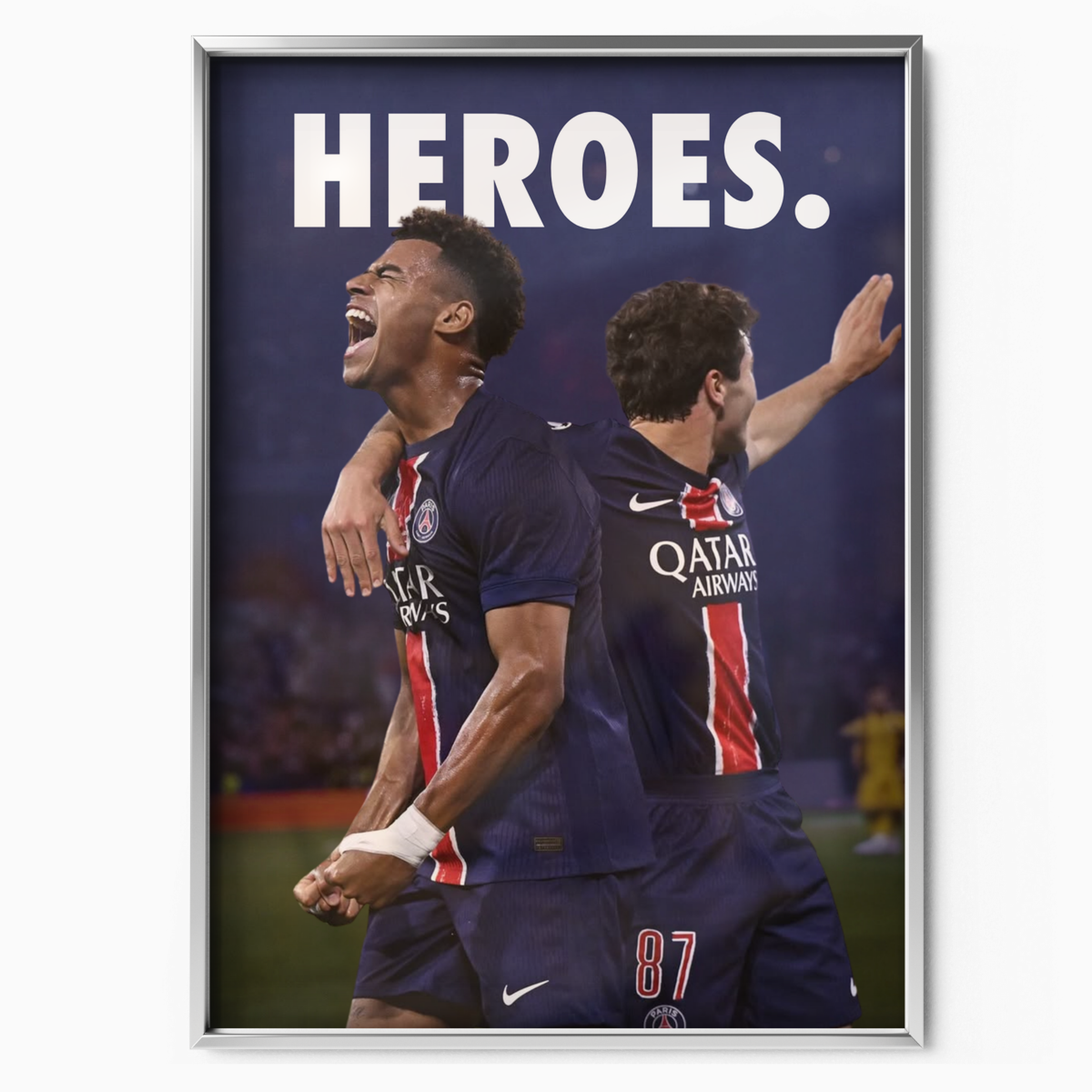 Doué X Joao Neves 'heroes'