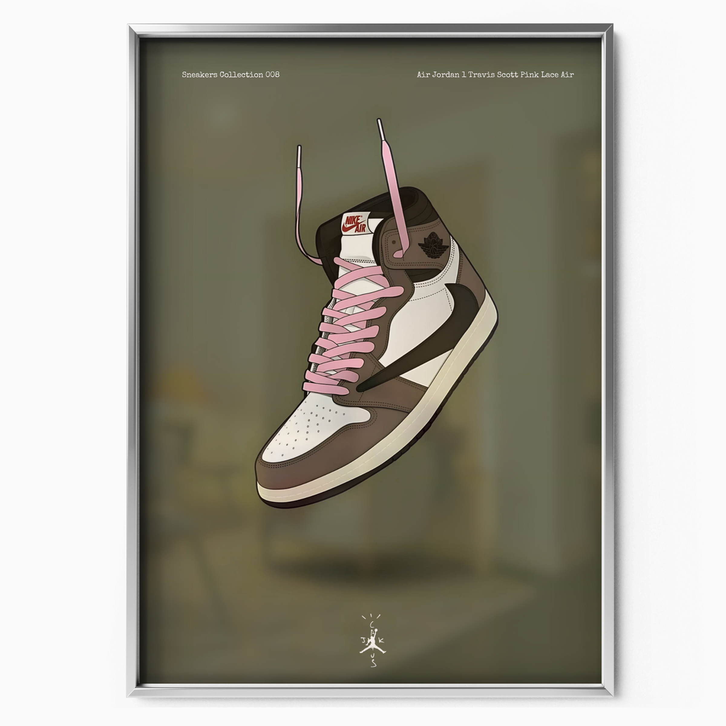 Air Jordan 1 Travis Scott Pink Lace Air