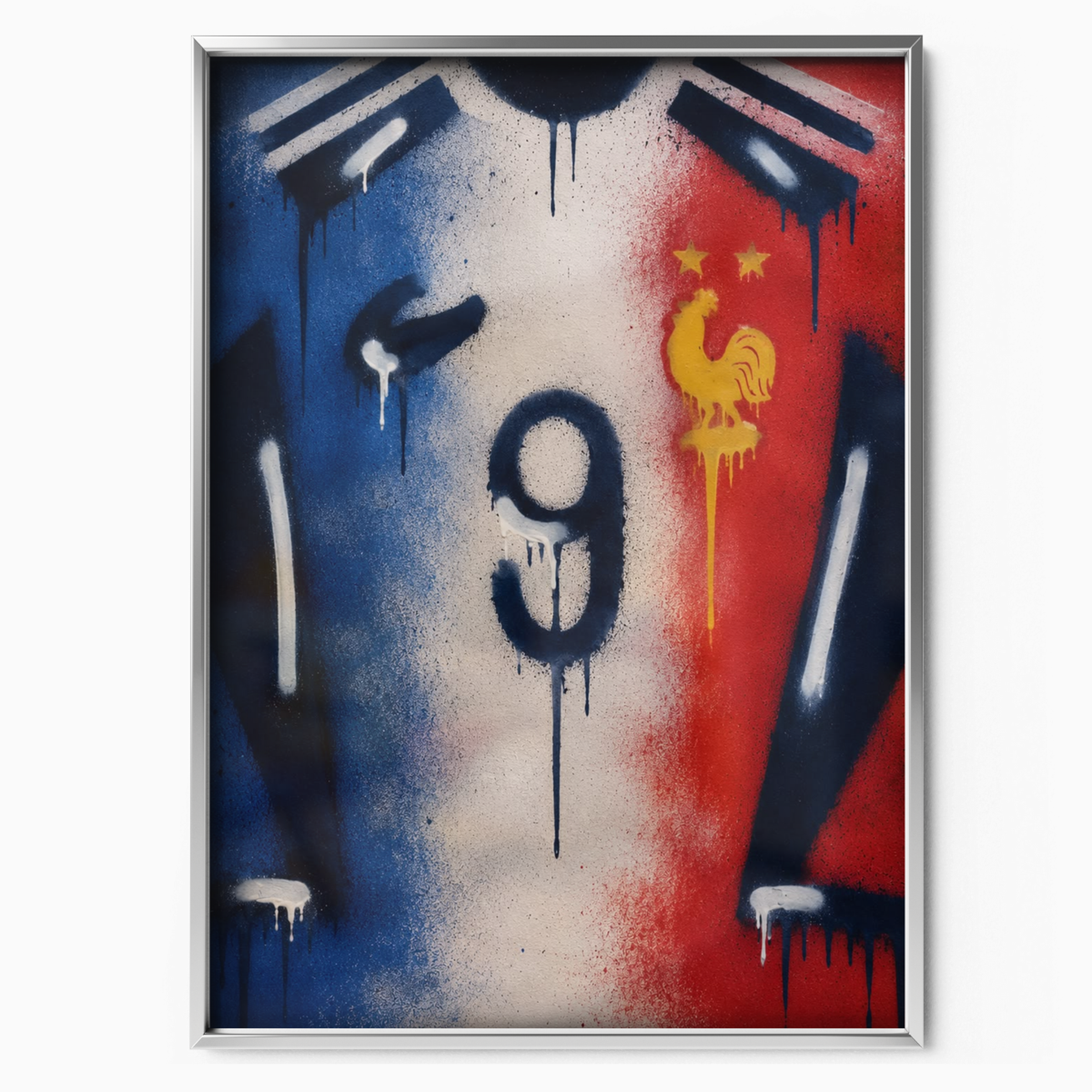 France National Team - Number 9 Poster