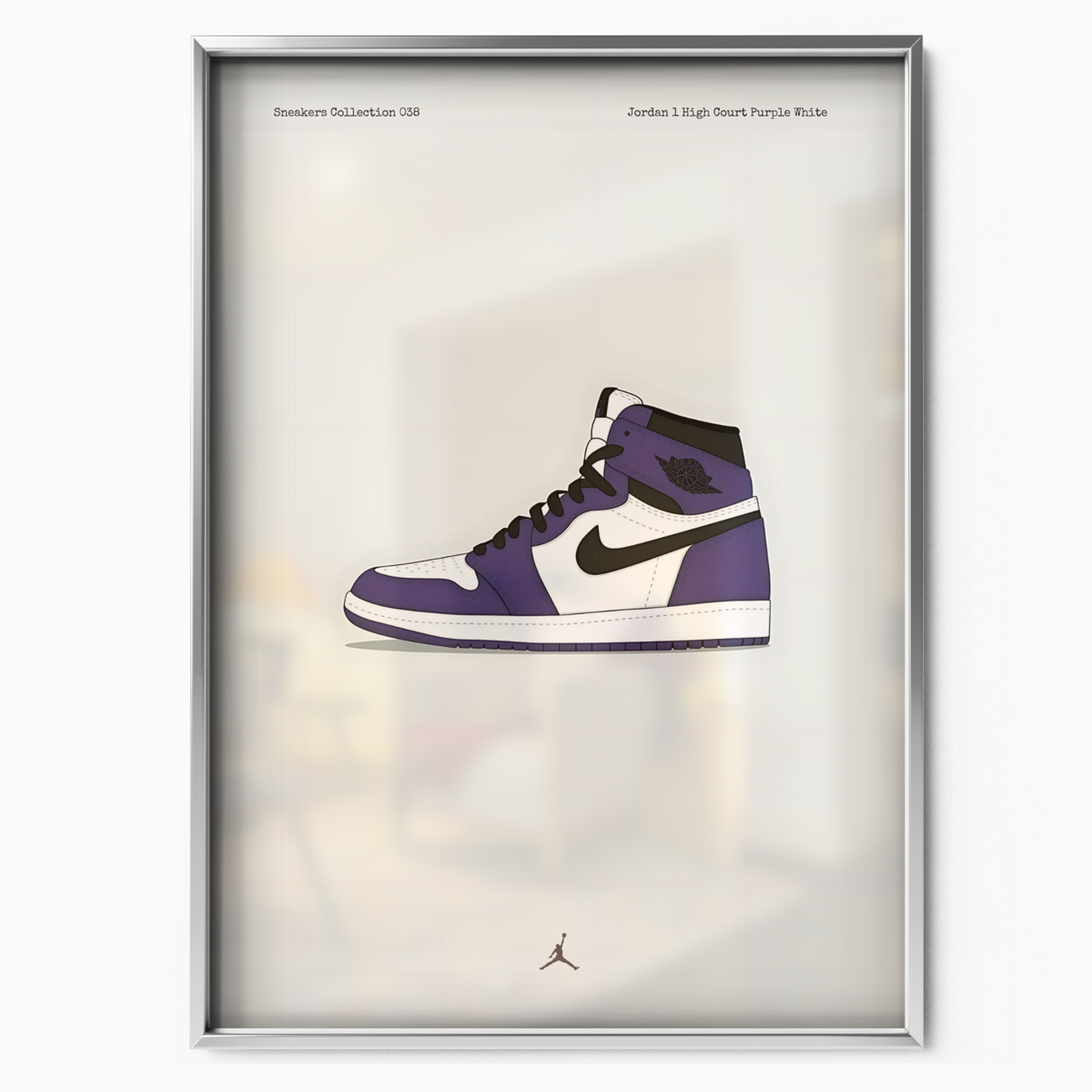 Jordan 1 High Court Purple White