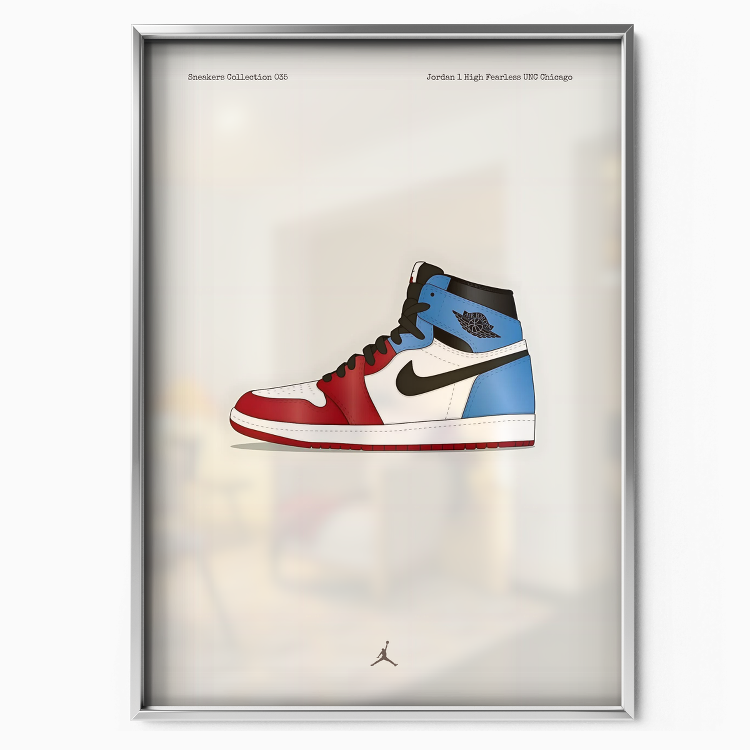 Jordan 1 High Fearless UNC Chicago