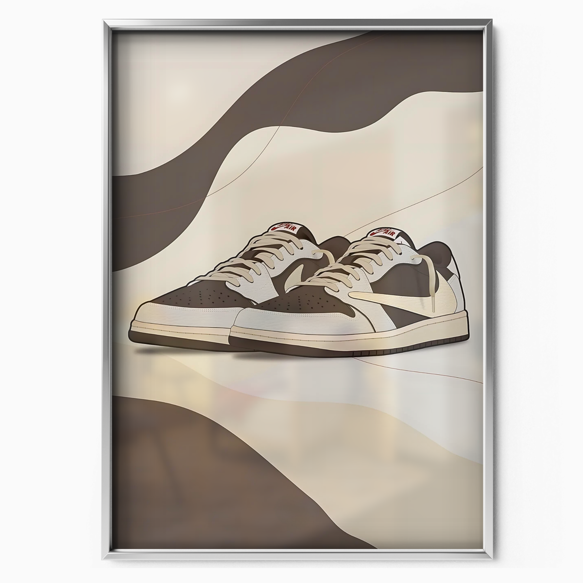 Jordan 1 Low Travis Scott Reverse Mocha Color