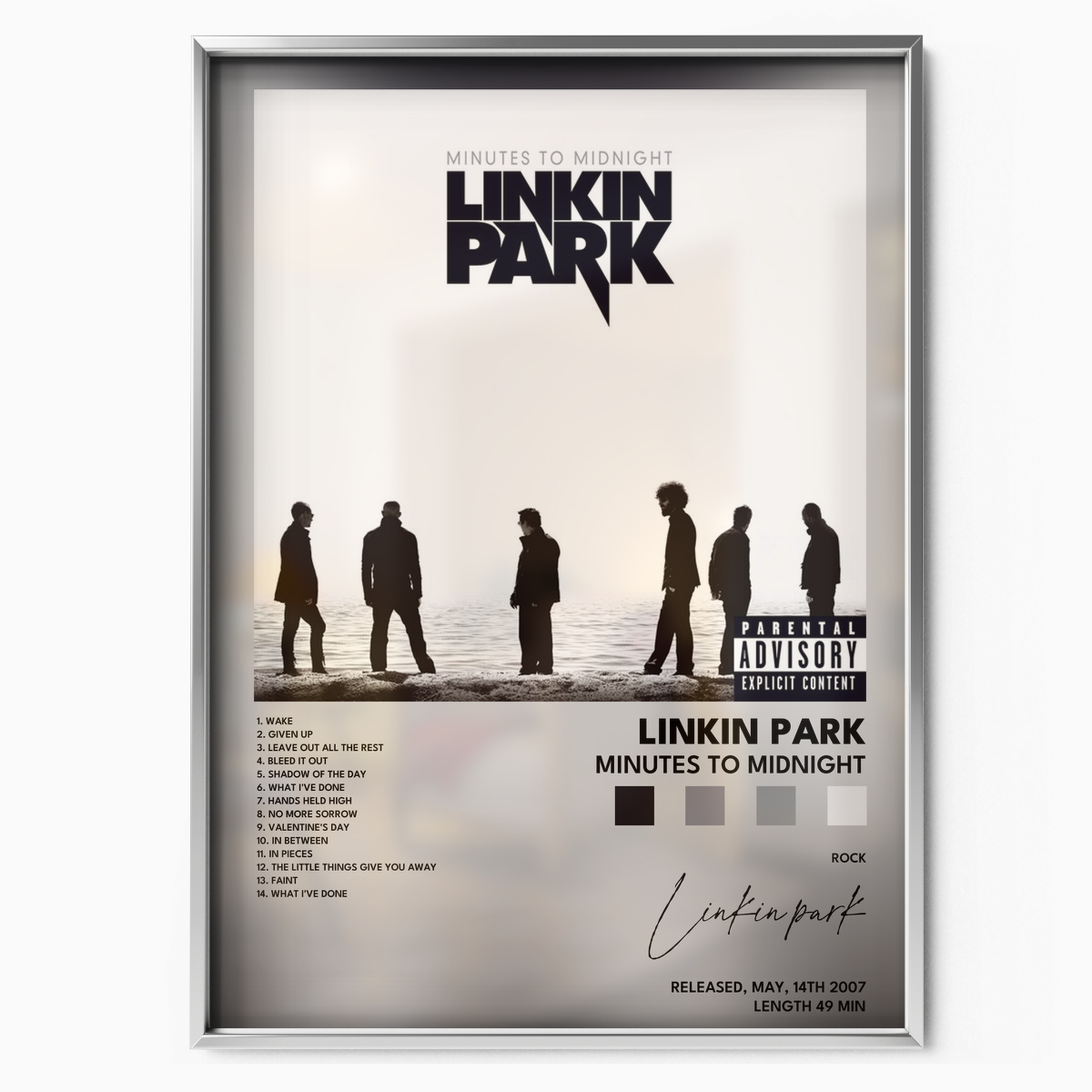 linkin park Minutes to Midnight poster