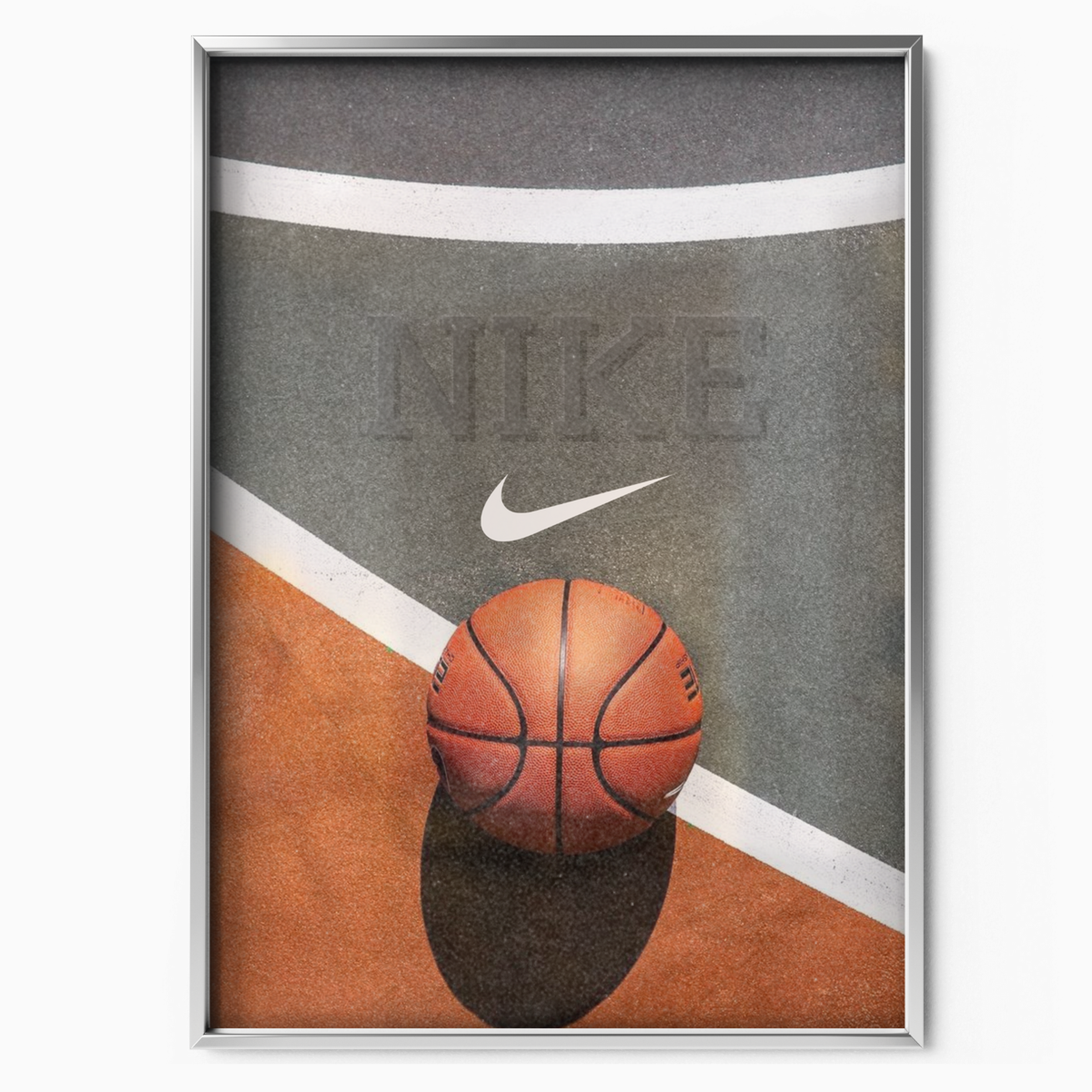 Basketball Minimal Court & Ball