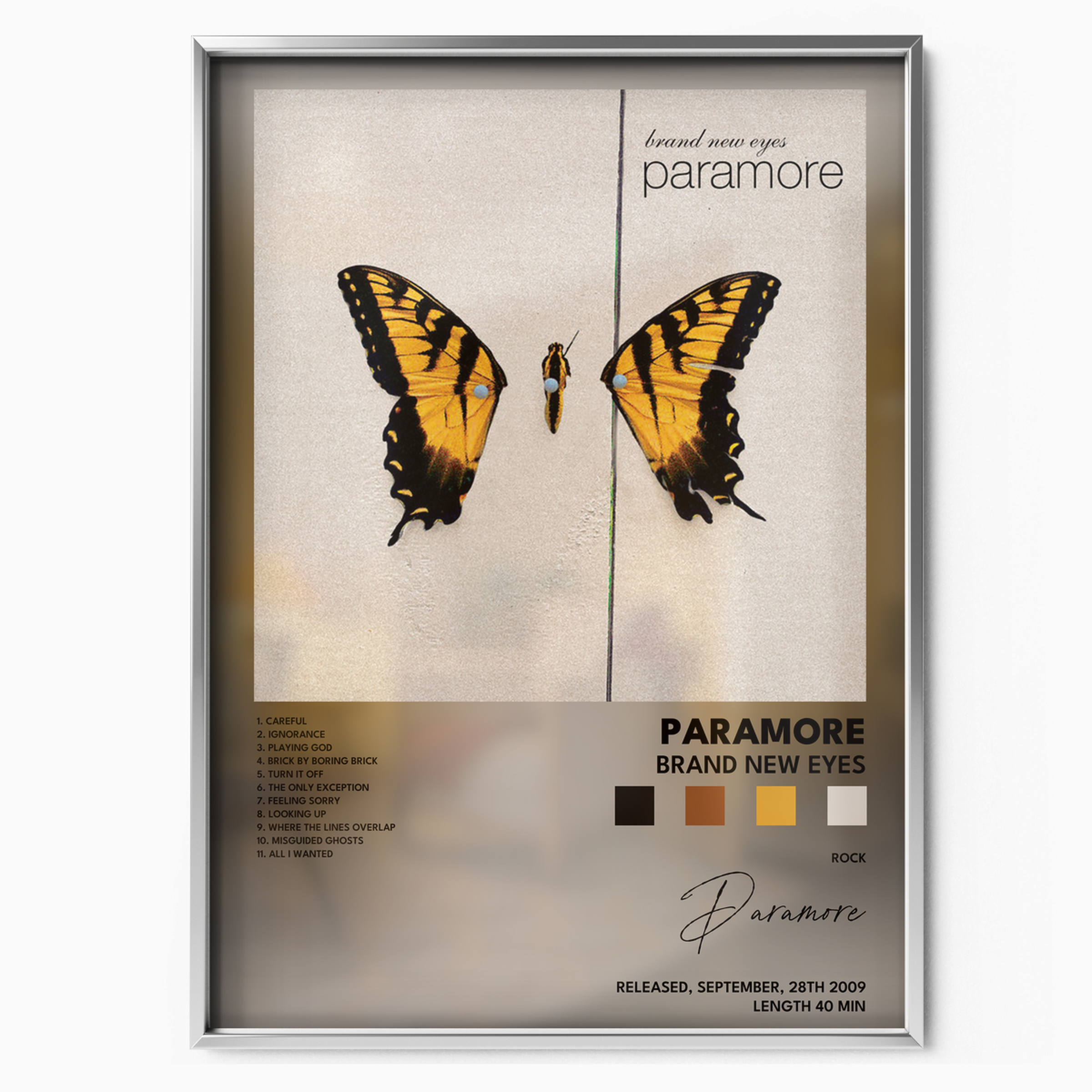 paramore Brand New Eyes poster