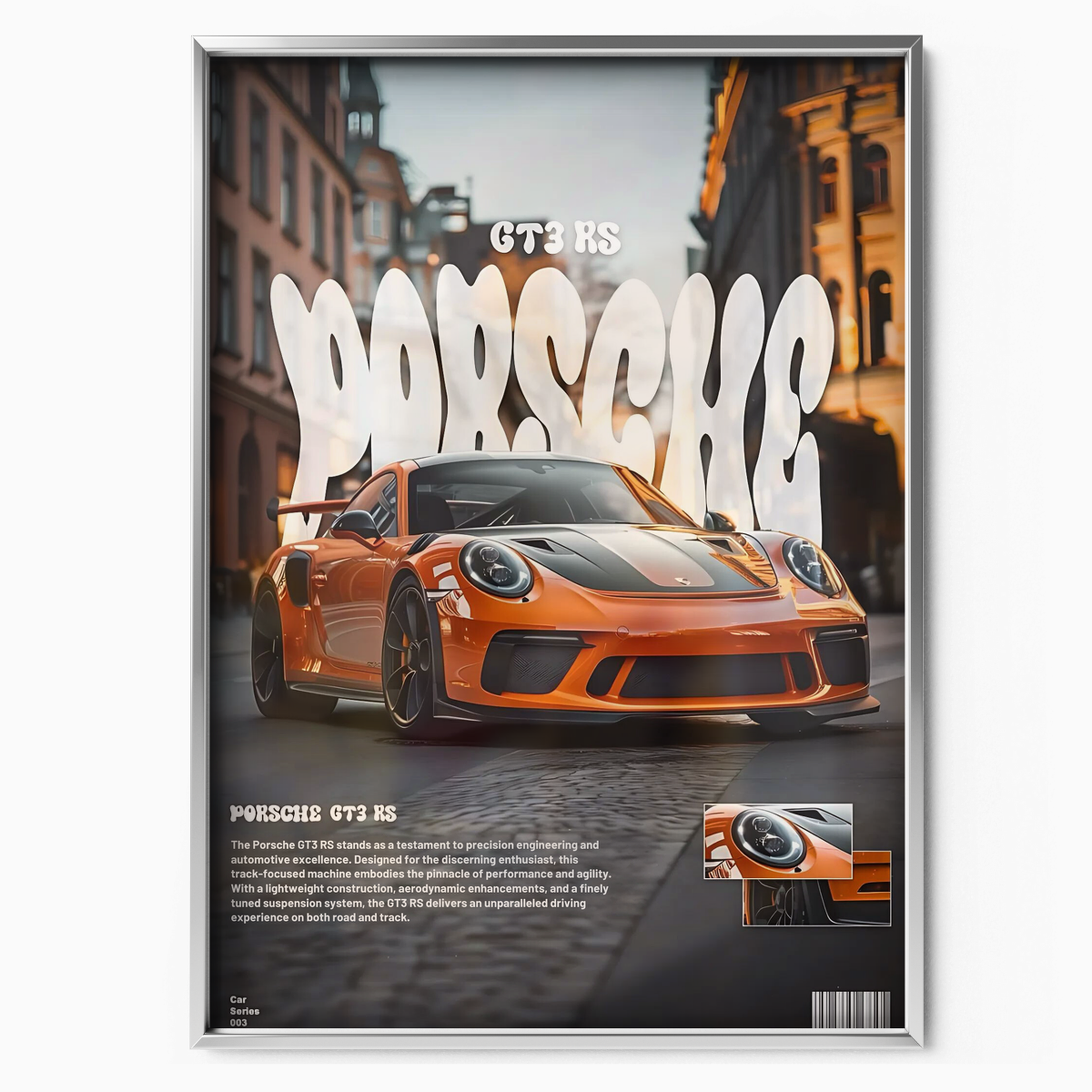 PORSCHE GT3 RS Orange