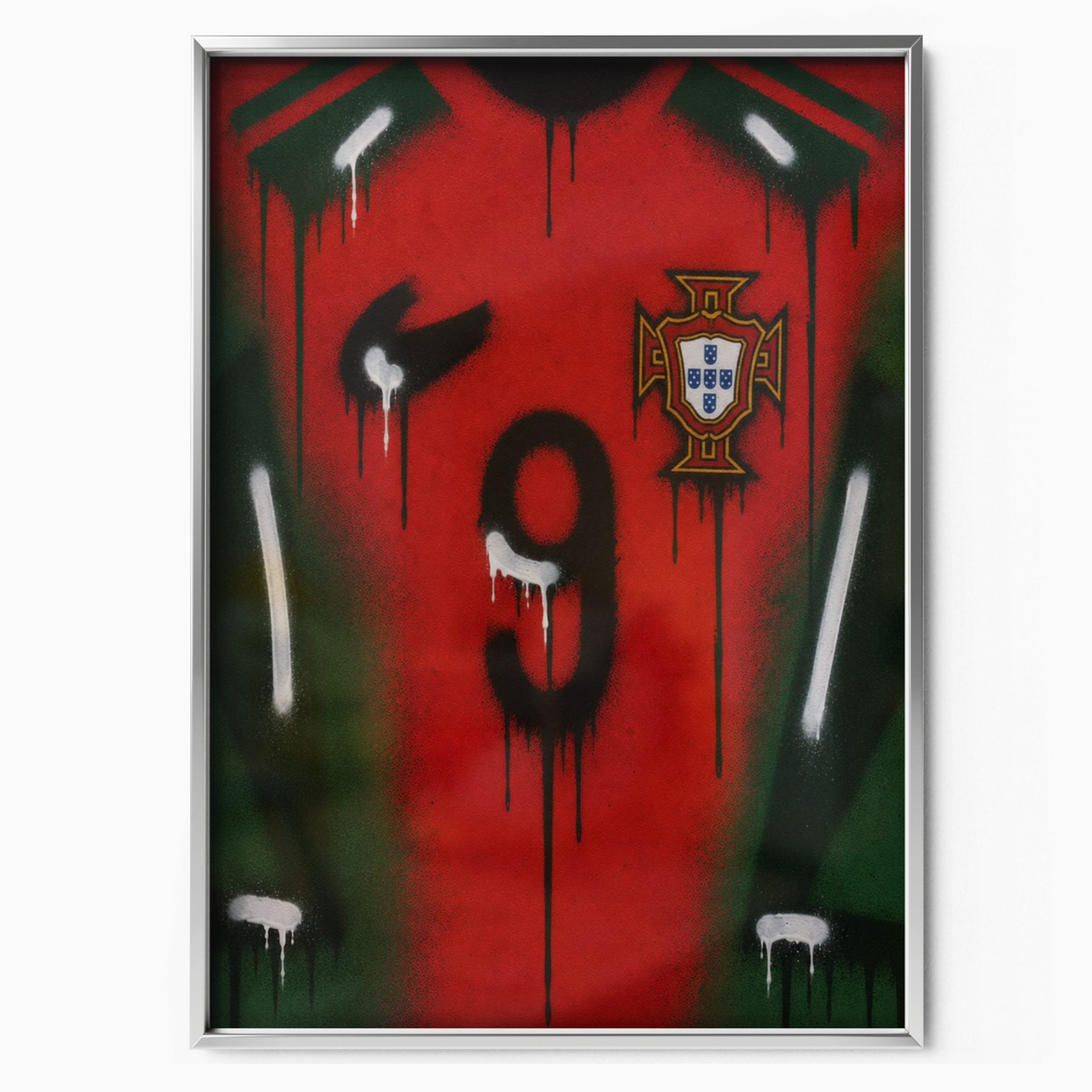 Portugal National Team - Jersey Art Poster