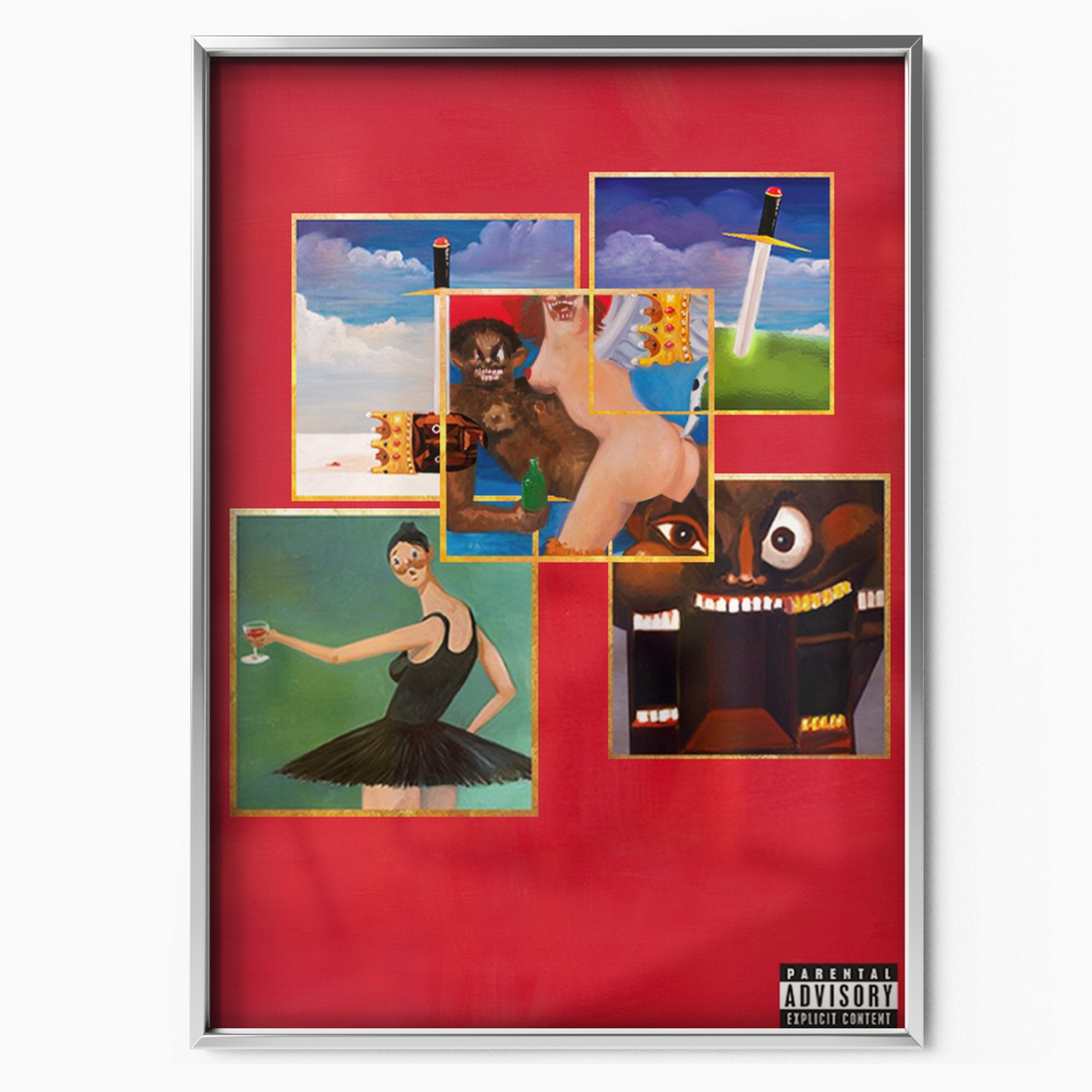 Kanye West 'My beautiful dark twisted fantasy' Cover