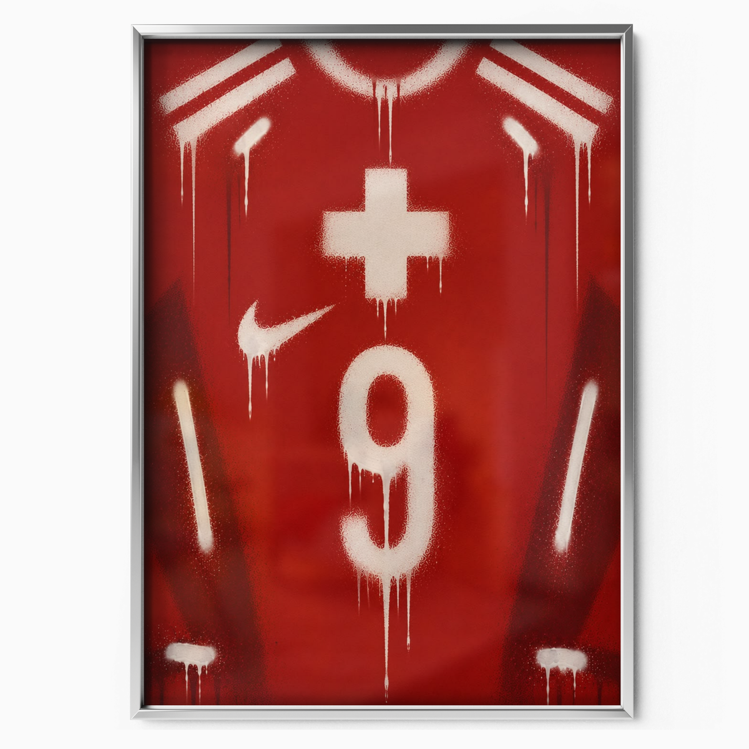 Switzerland National Team - Jersey Art Poster