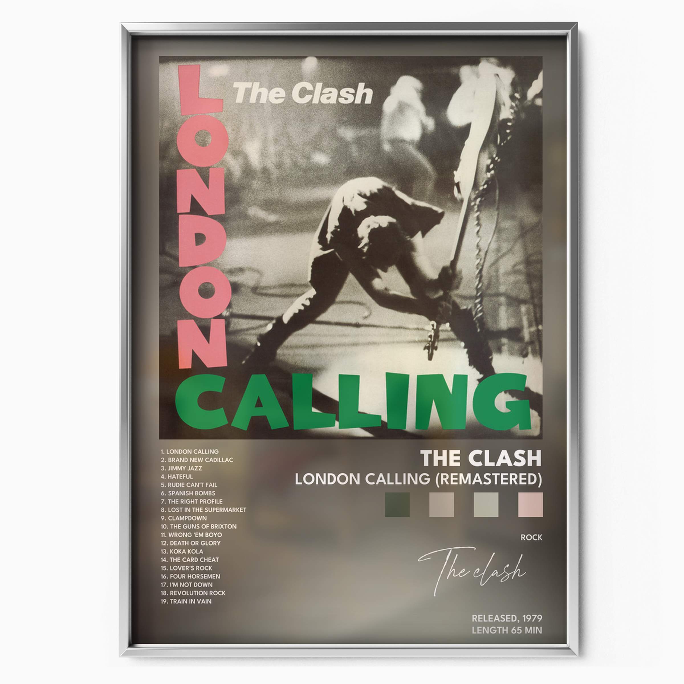 the clash London Calling Remastered poster