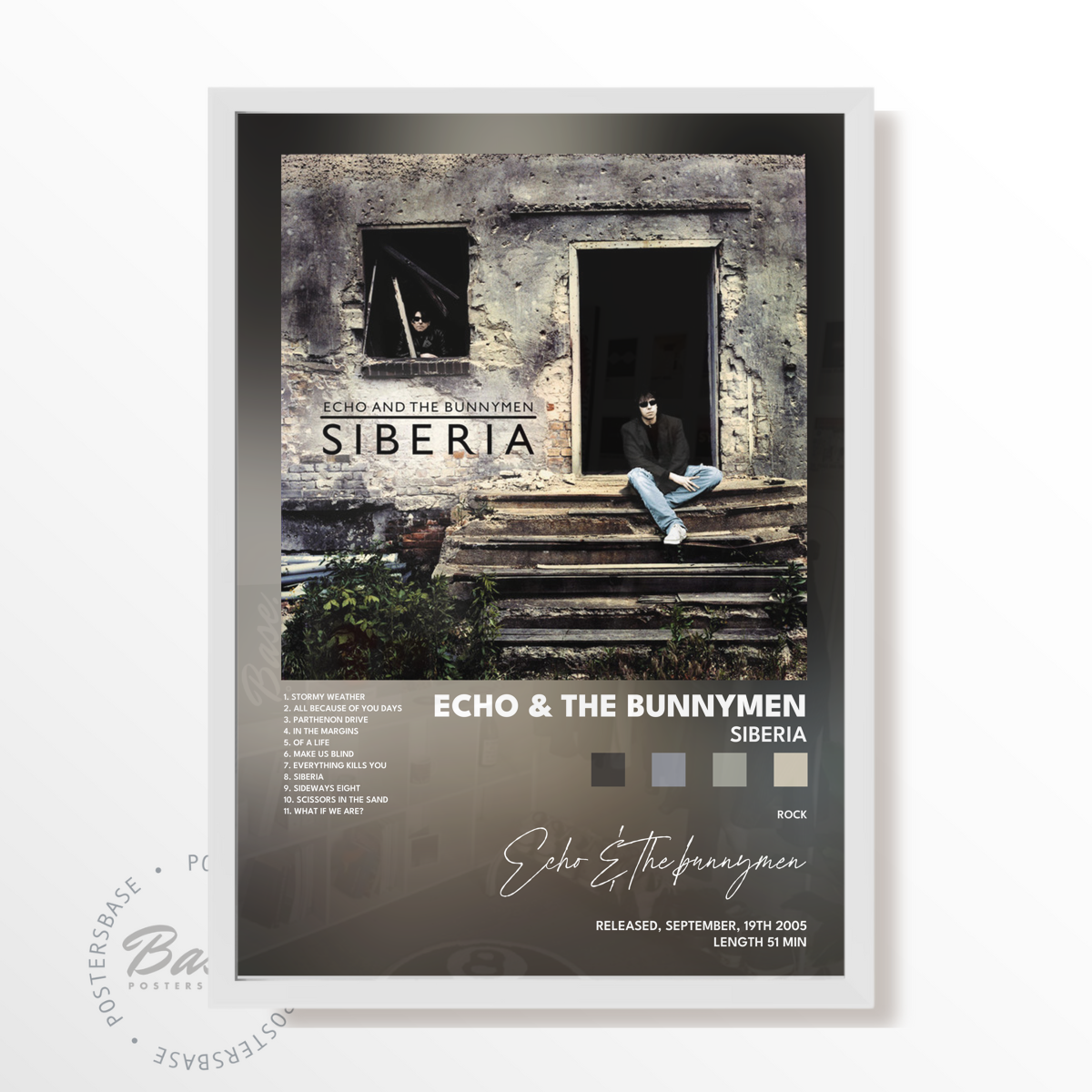 echo the bunnymen Siberia poster