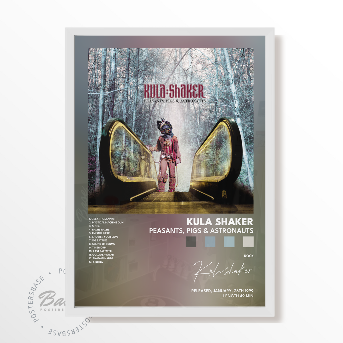 kula shaker Peasants Pigs Astronauts poster