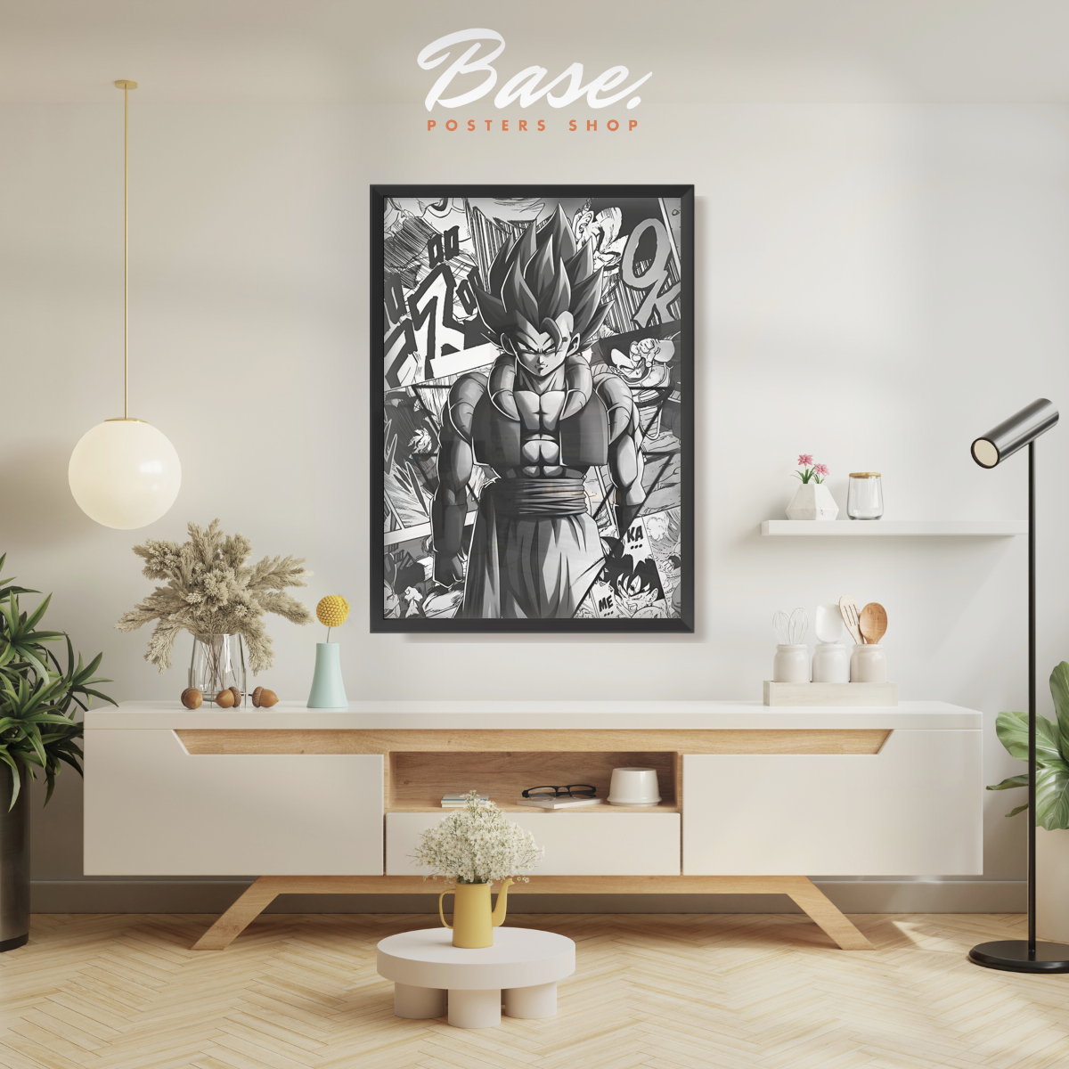 DRAGON BALL Z SON GOKU BLACK AND WHITE