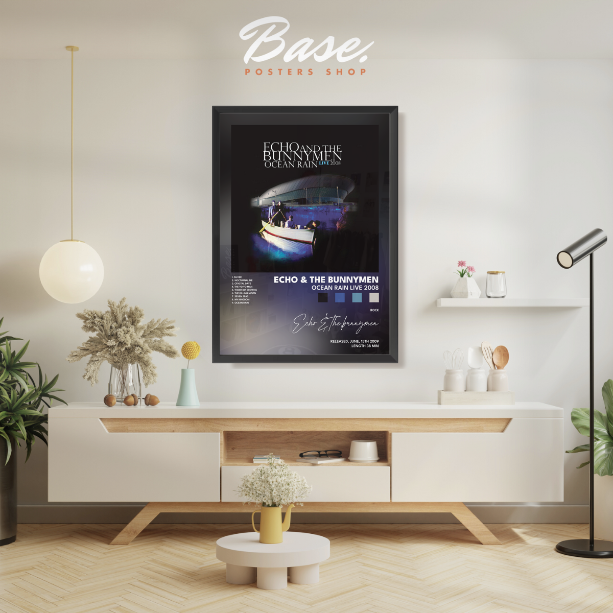echo the bunnymen Ocean Rain Live 2008 poster